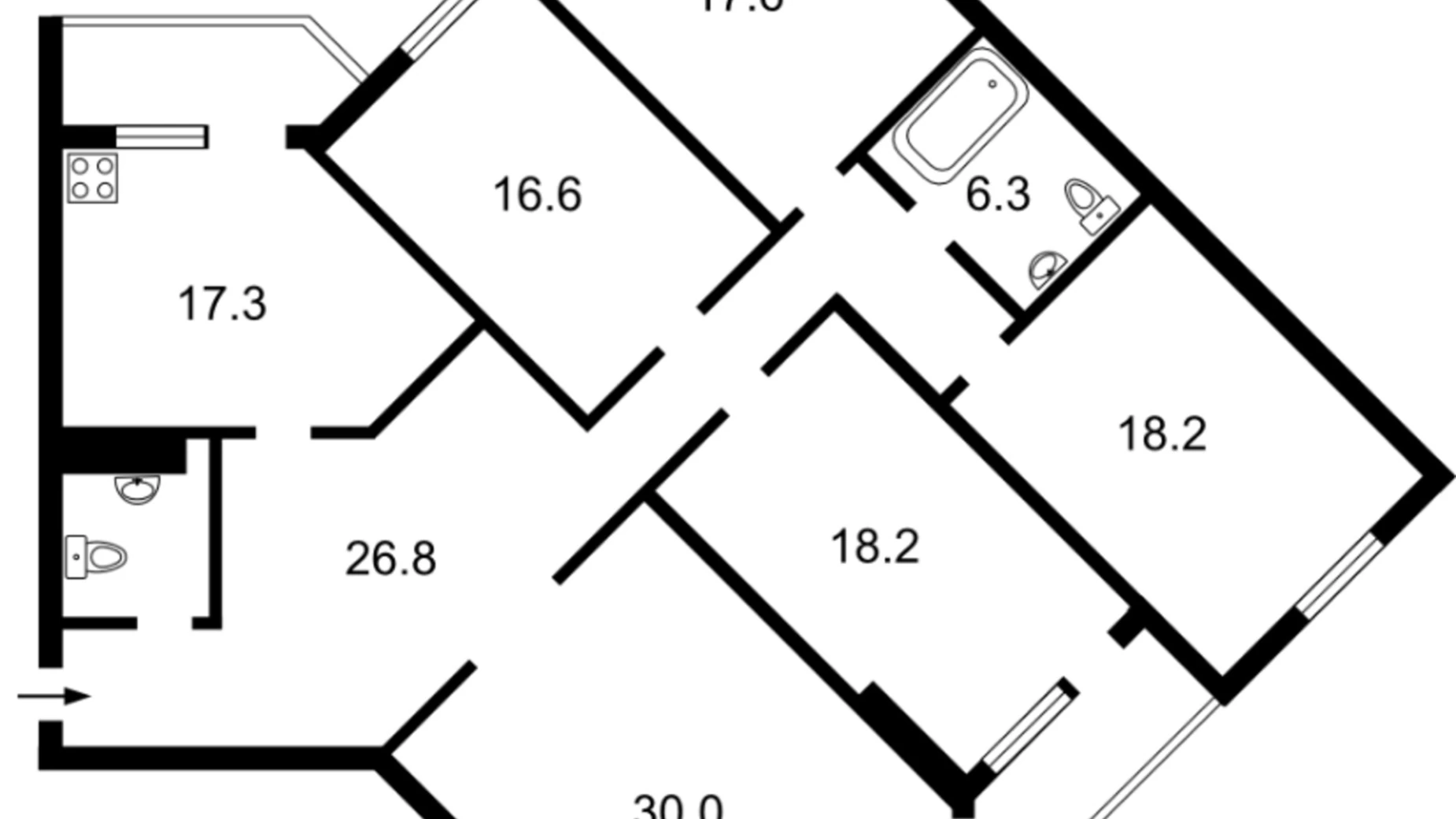 Продается 5-комнатная квартира 161 кв. м в Киеве, ул. Никольско-Слободская, 4Г - фото 4