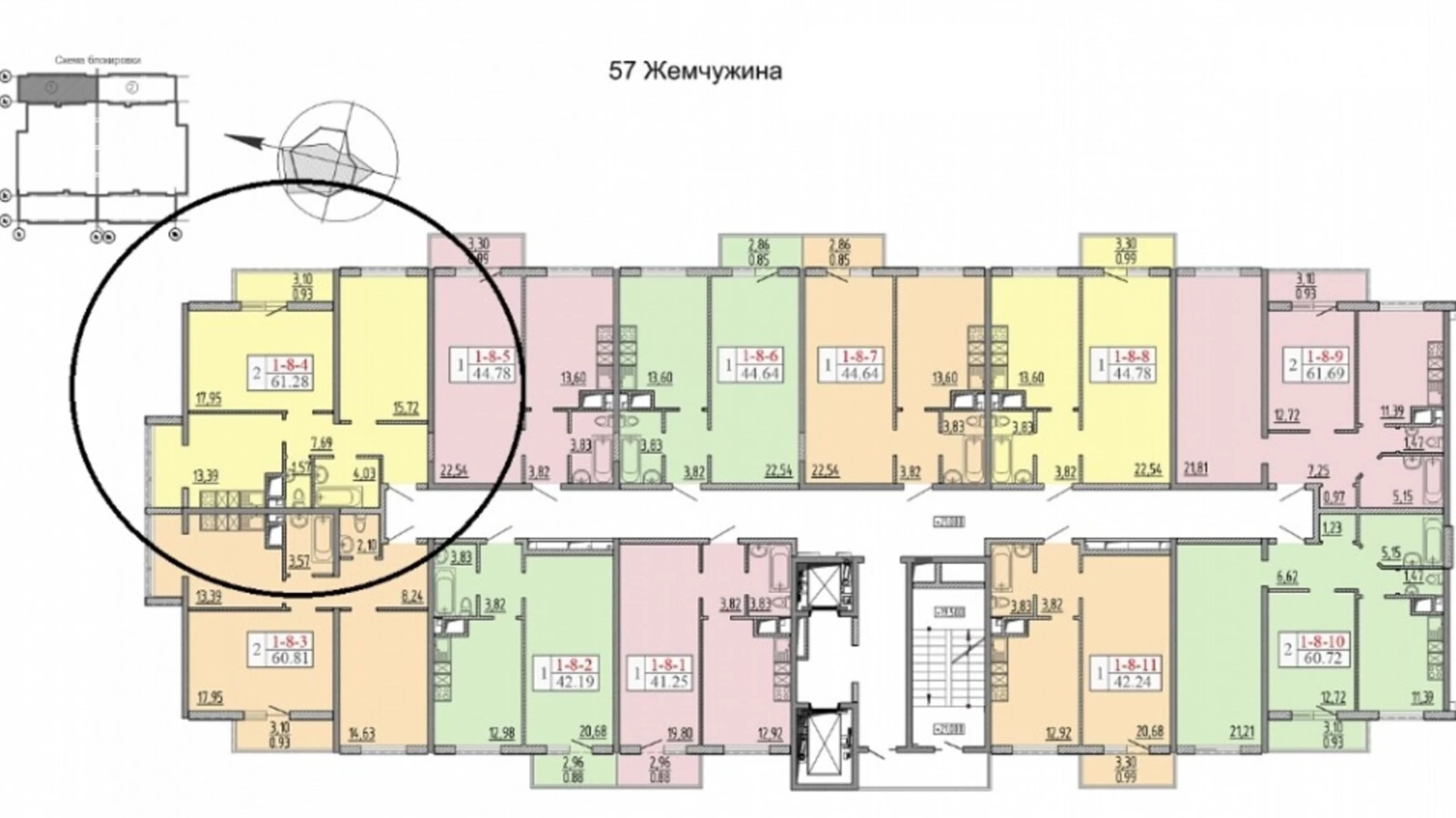 Продается 2-комнатная квартира 62 кв. м в Одессе, ул. Архитекторская, 1 - фото 2