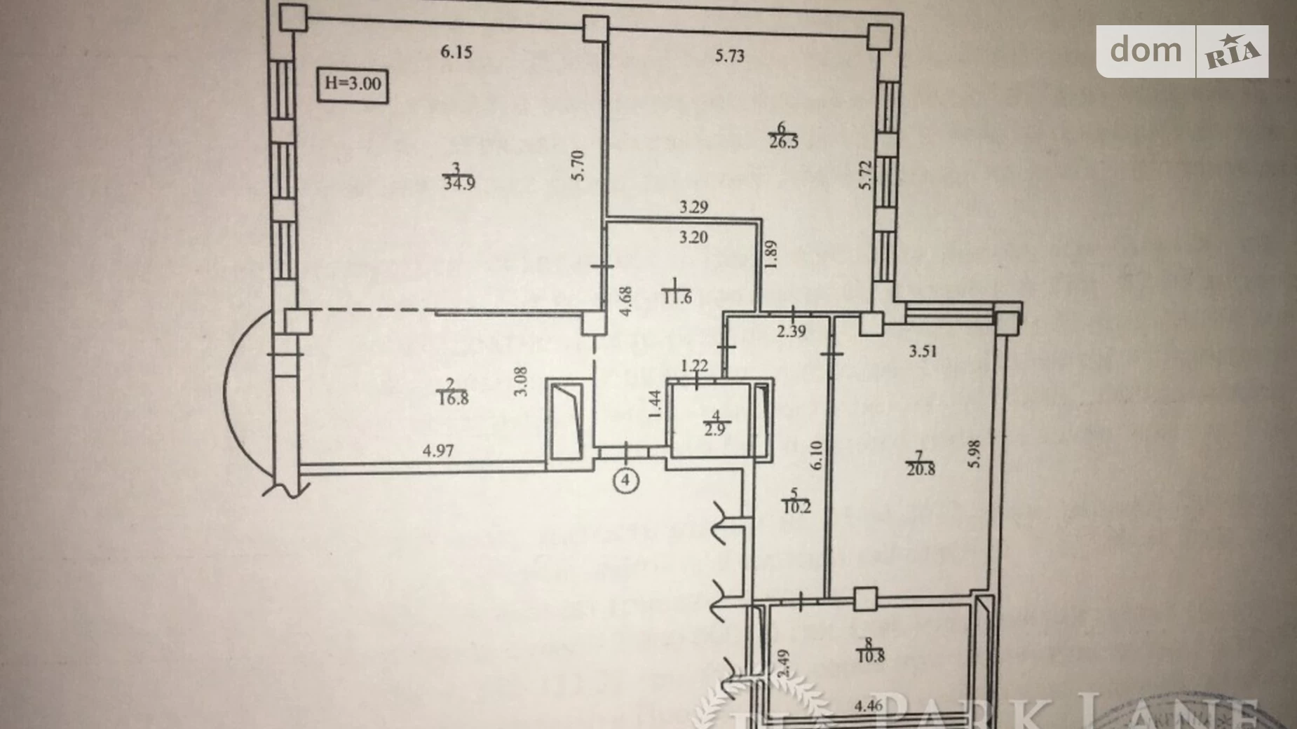 Продается 3-комнатная квартира 136 кв. м в Киеве, ул. Тургенева, 46/11