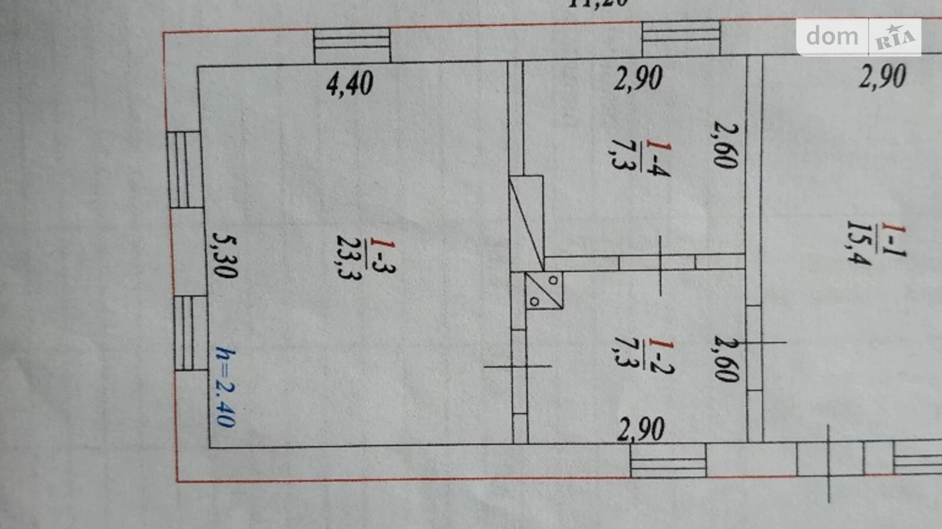 Продается одноэтажный дом 66 кв. м с гаражом, некрасова