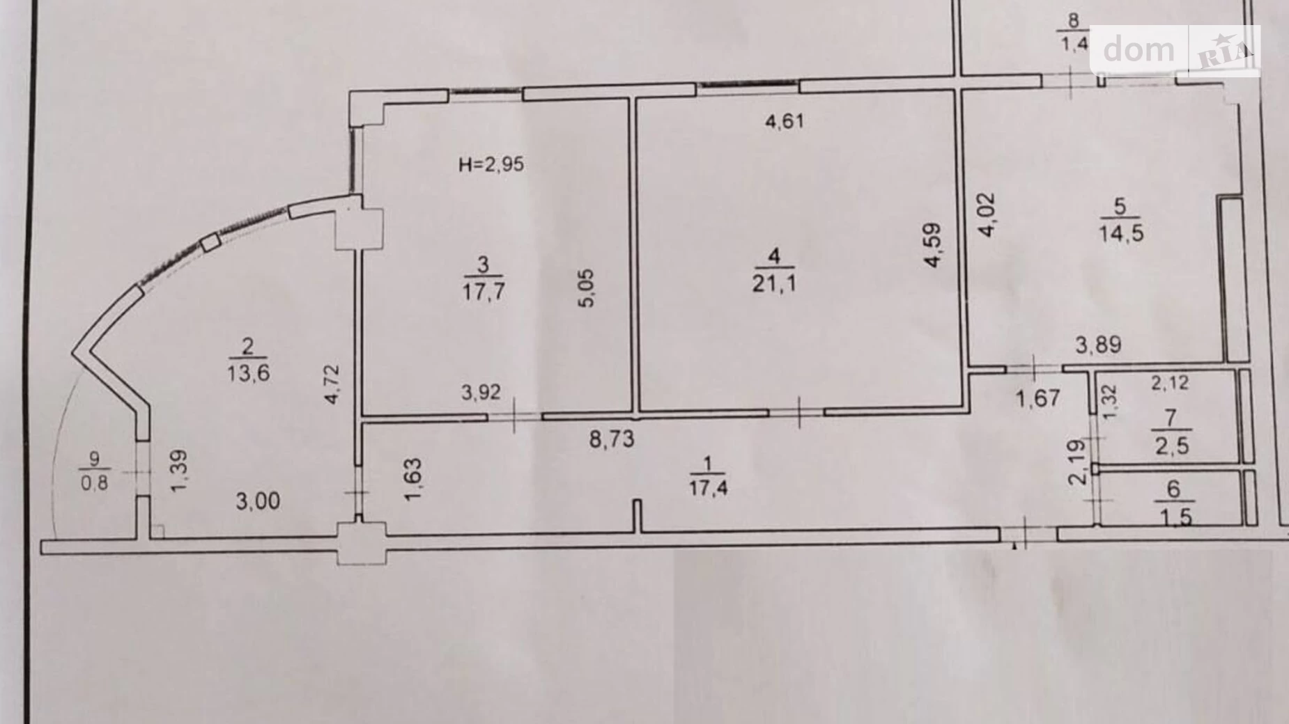 Продается 3-комнатная квартира 90.5 кв. м в Одессе, ул. Педагогическая