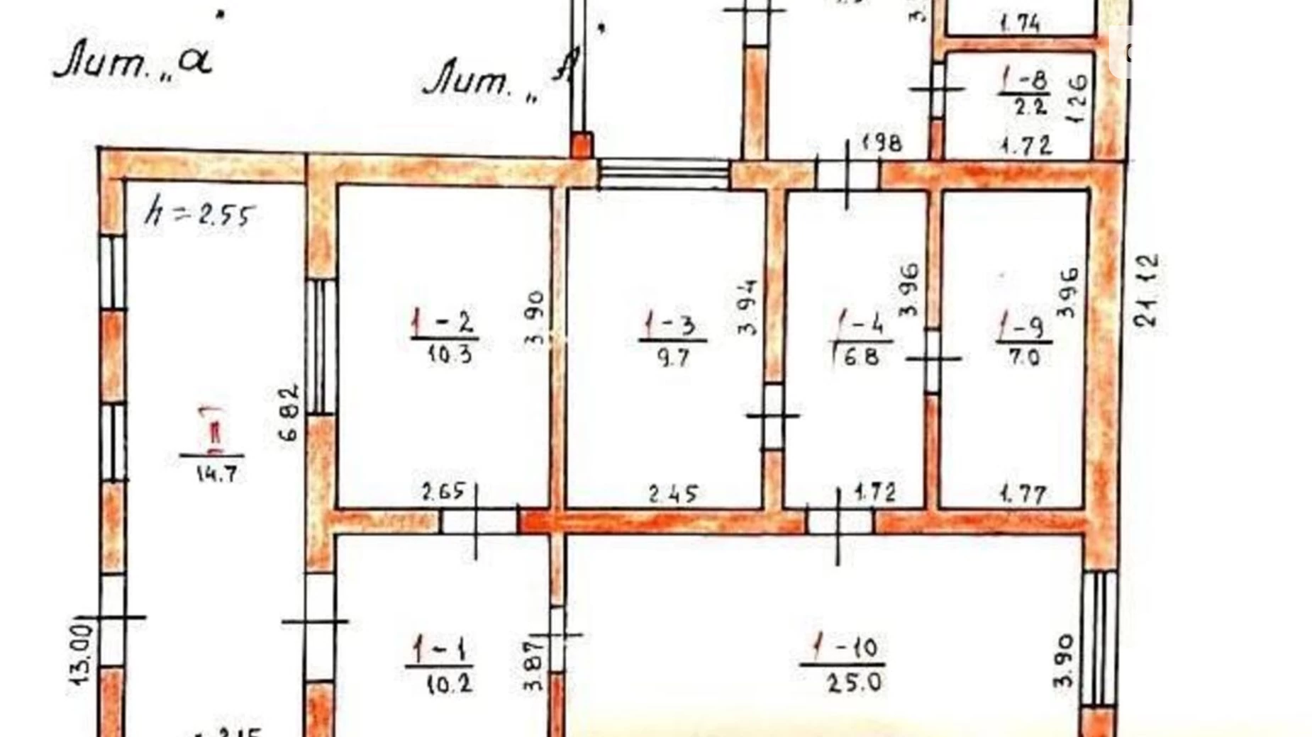 Продается одноэтажный дом 174 кв. м с бассейном, Садовая ул.