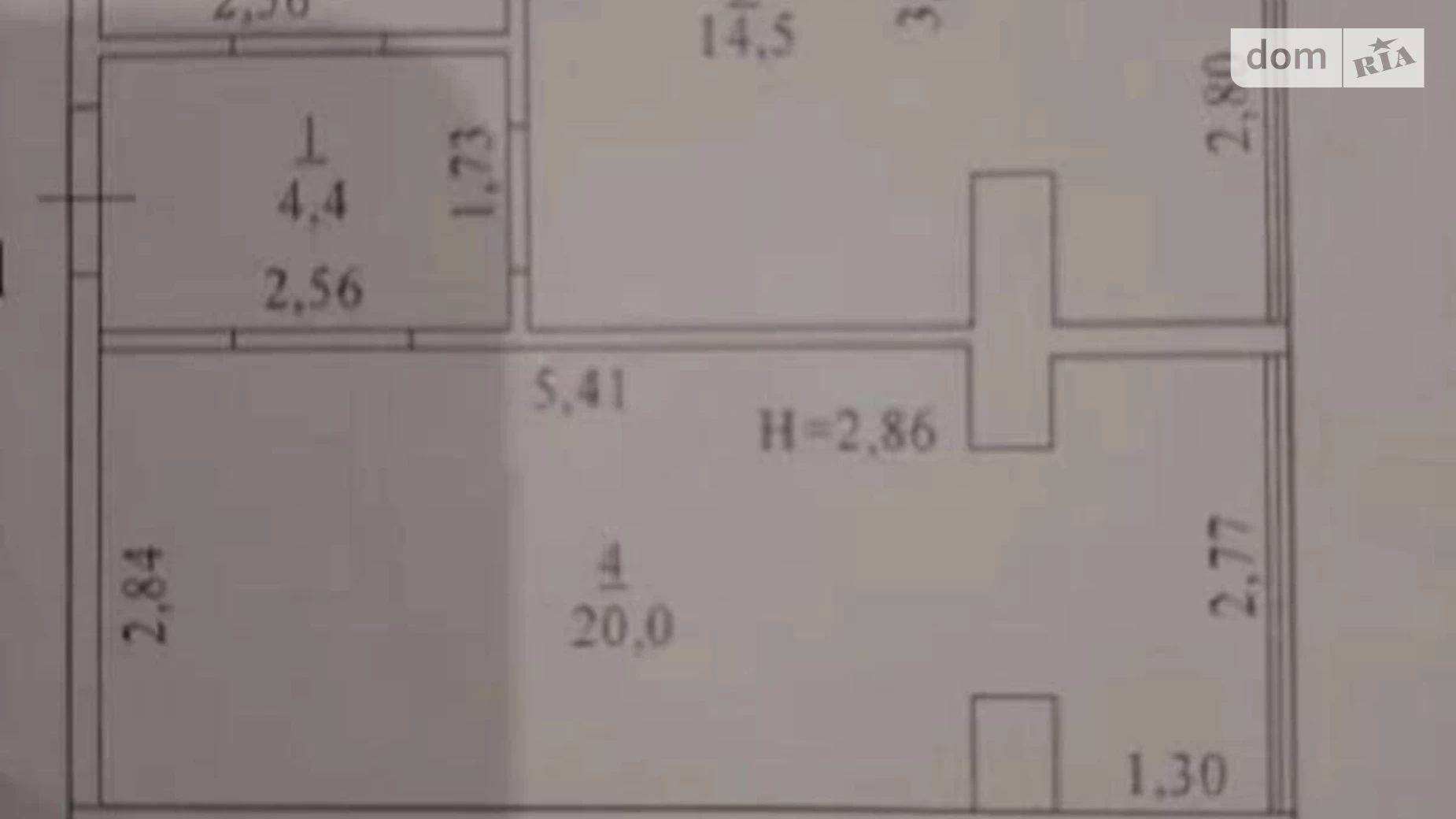 Продається 1-кімнатна квартира 43 кв. м у Одесі, вул. Михайла Грушевського