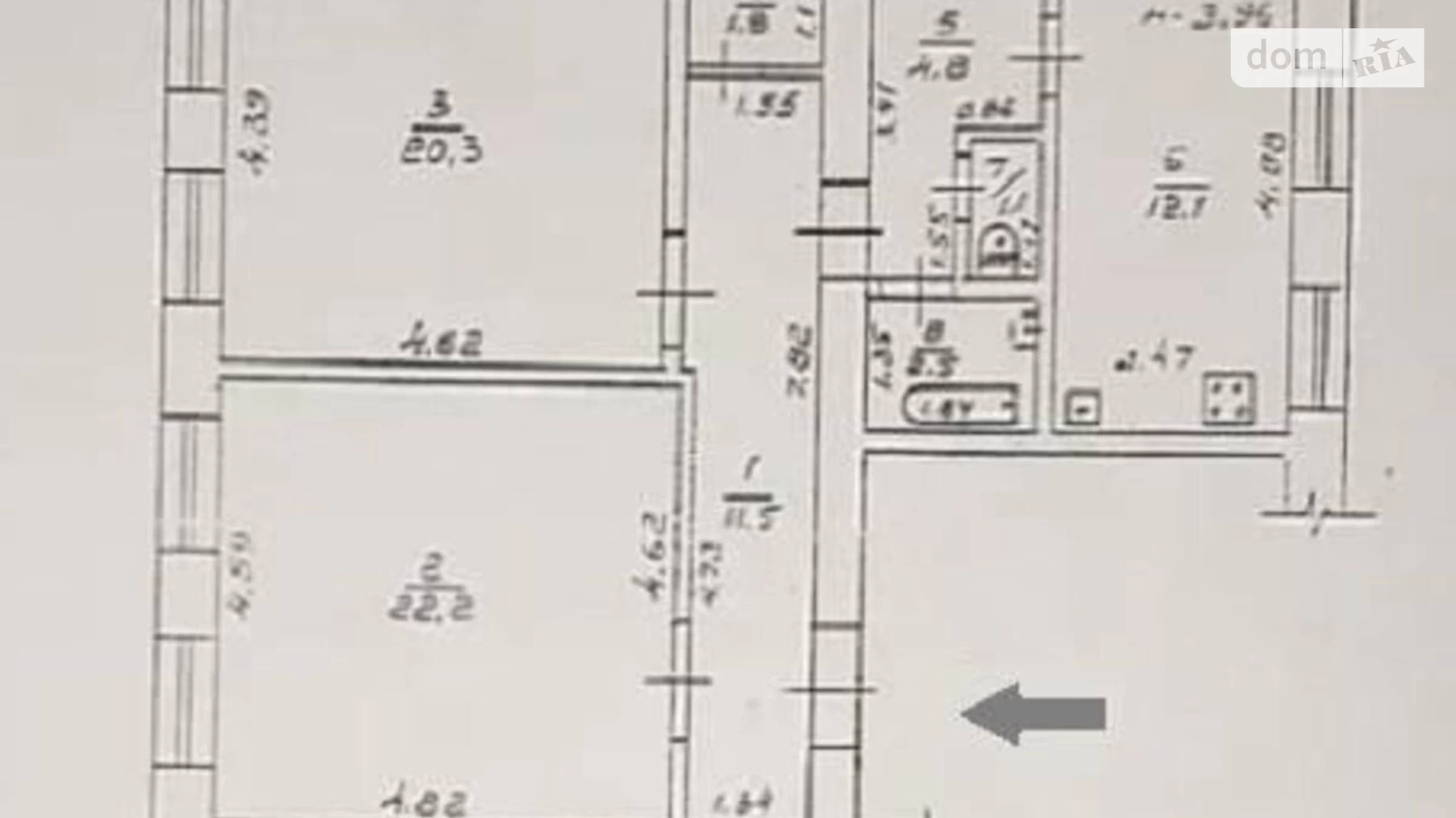 Продается 2-комнатная квартира 76.3 кв. м в Одессе, ул. Дворянская