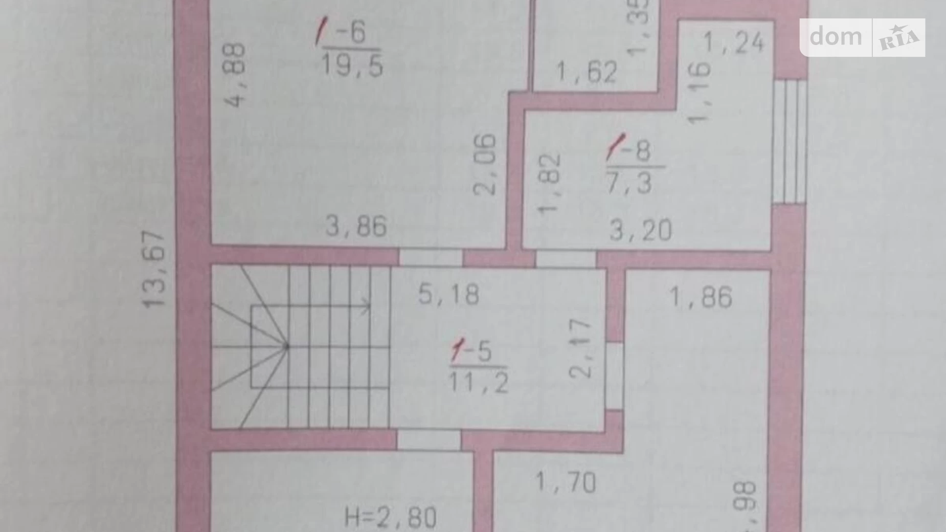 Продается дом на 3 этажа 160 кв. м с камином, ул. Дорожная