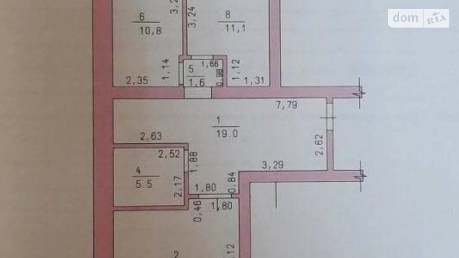 Продається 2-кімнатна квартира 82 кв. м у Великодолинському, вул. Одеська