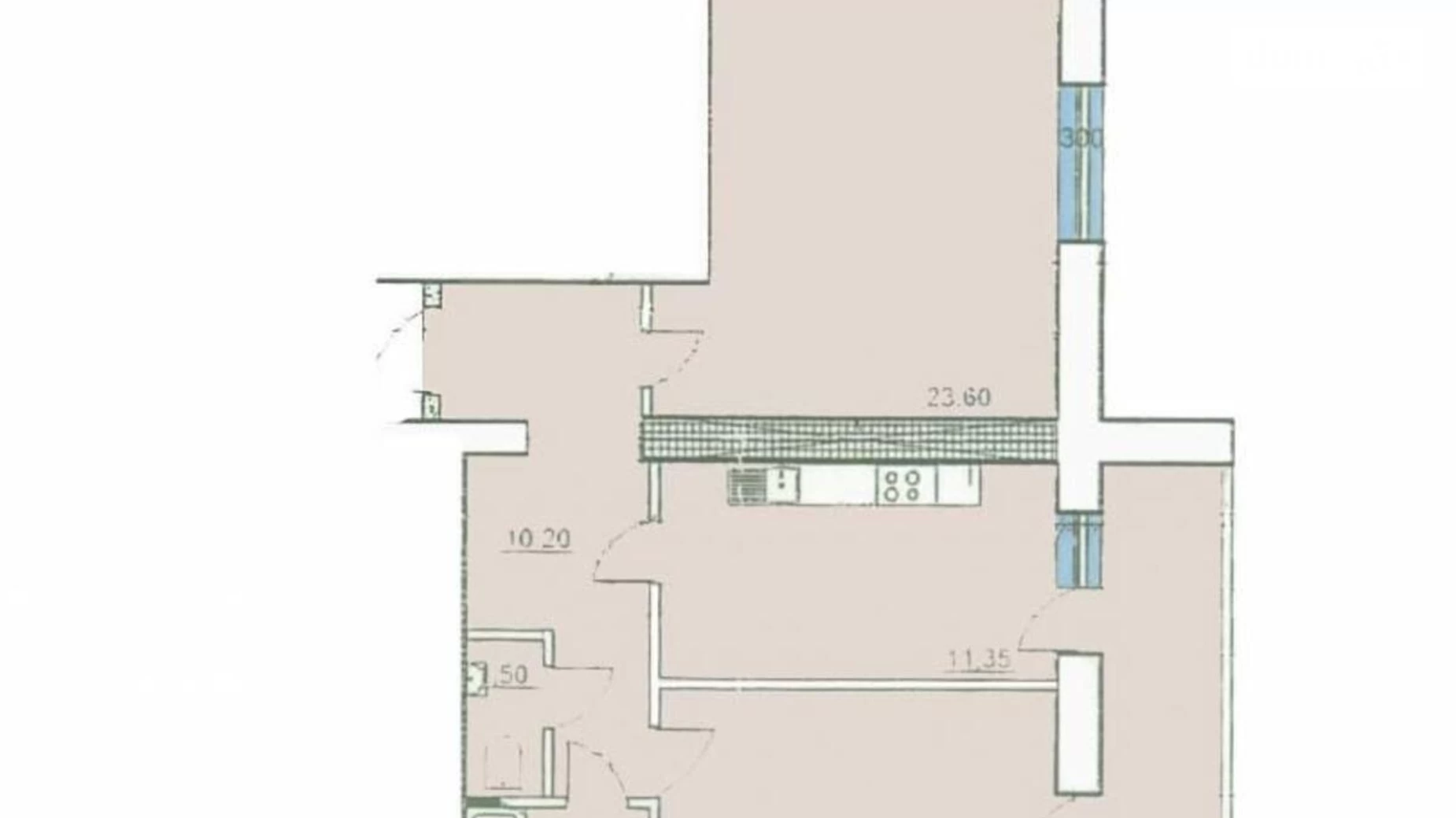 Продается 2-комнатная квартира 79.4 кв. м в Одессе, ул. Академика Сахарова