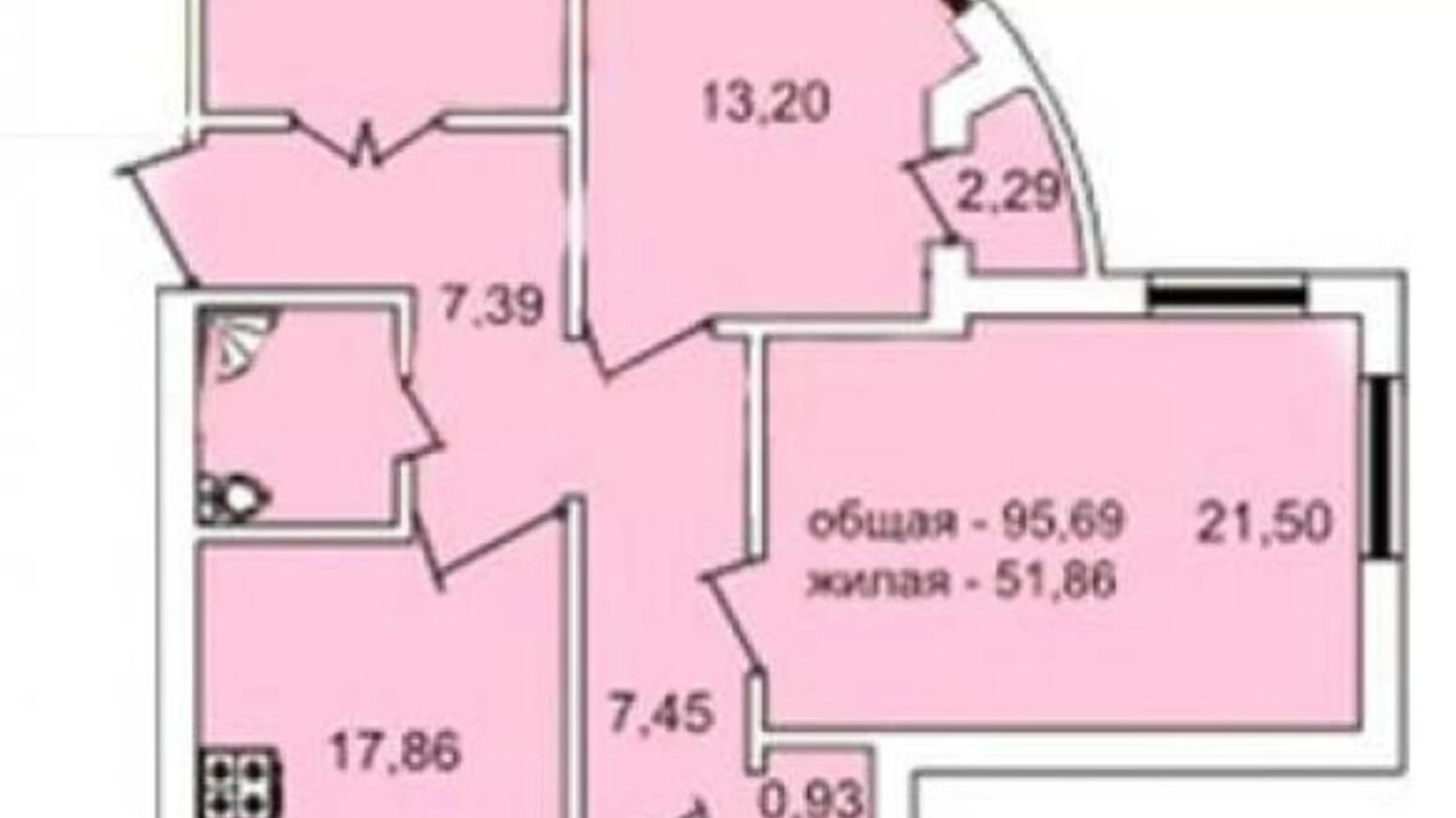 Продается 3-комнатная квартира 99 кв. м в Одессе, ул. Педагогическая