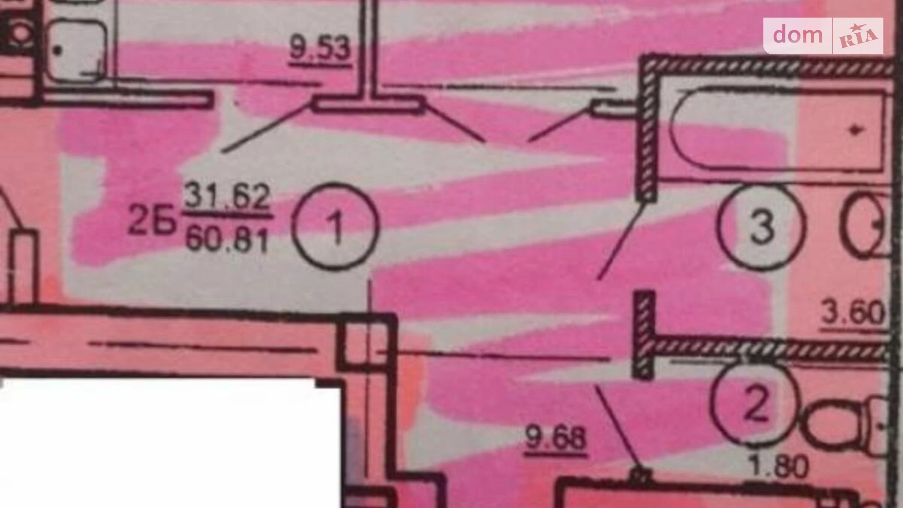 Продається 2-кімнатна квартира 60.81 кв. м у Одесі, вул. Генерала Цвєтаєва