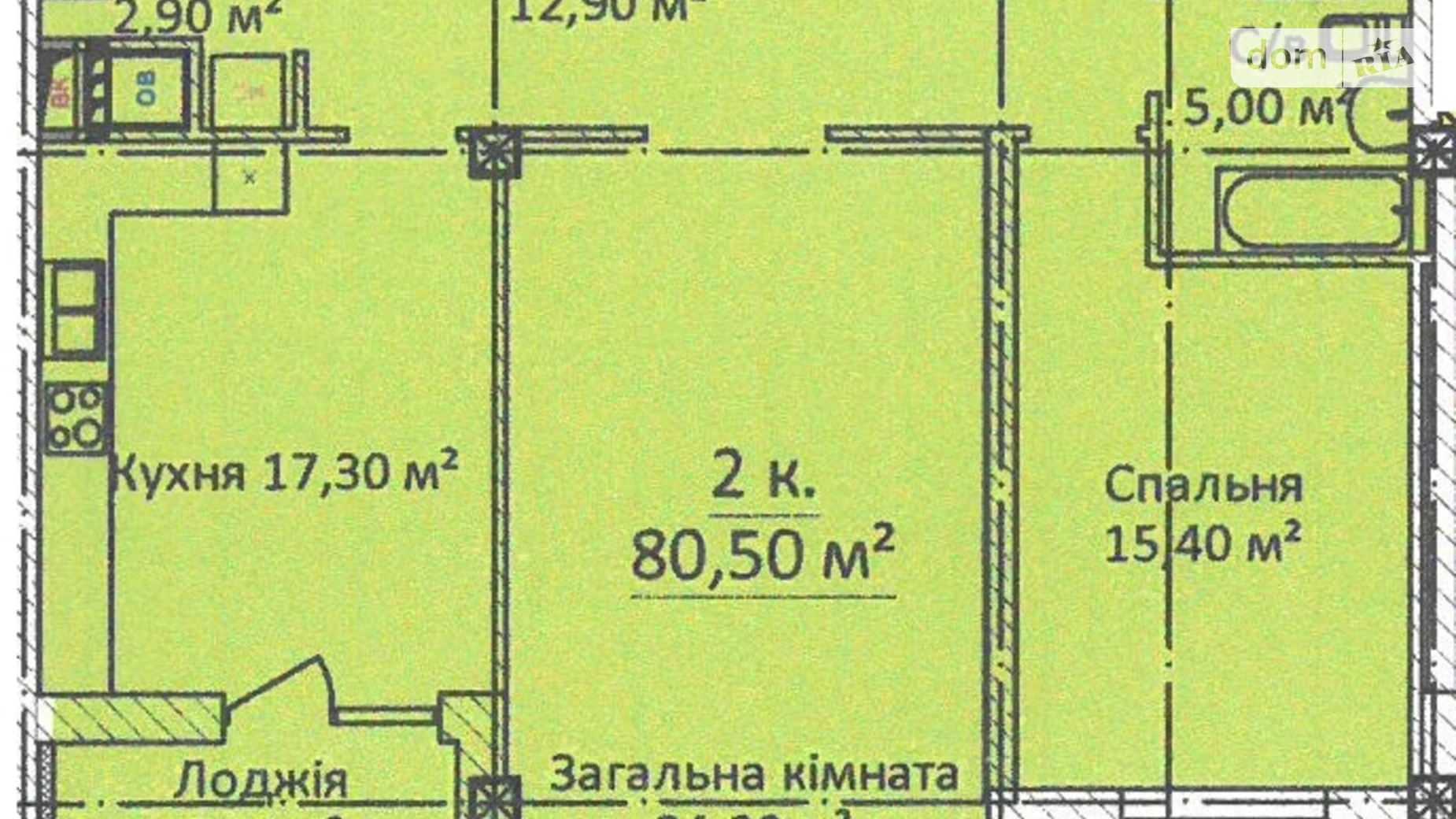 Продається 2-кімнатна квартира 80.5 кв. м у Одесі, вул. Єврейська, 3 - фото 2