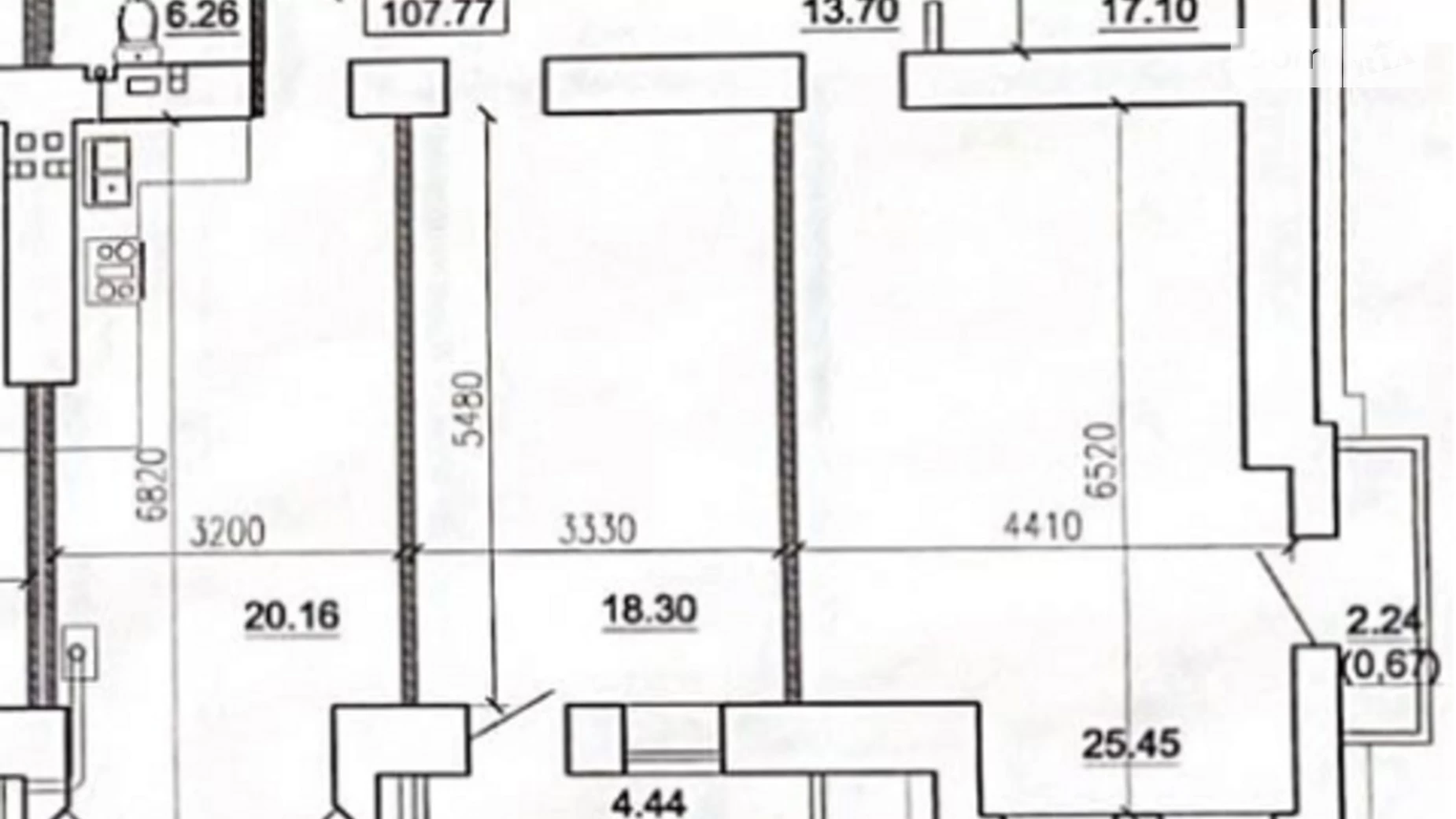 Продается 3-комнатная квартира 108 кв. м в Одессе, ул. Бориса Литвака