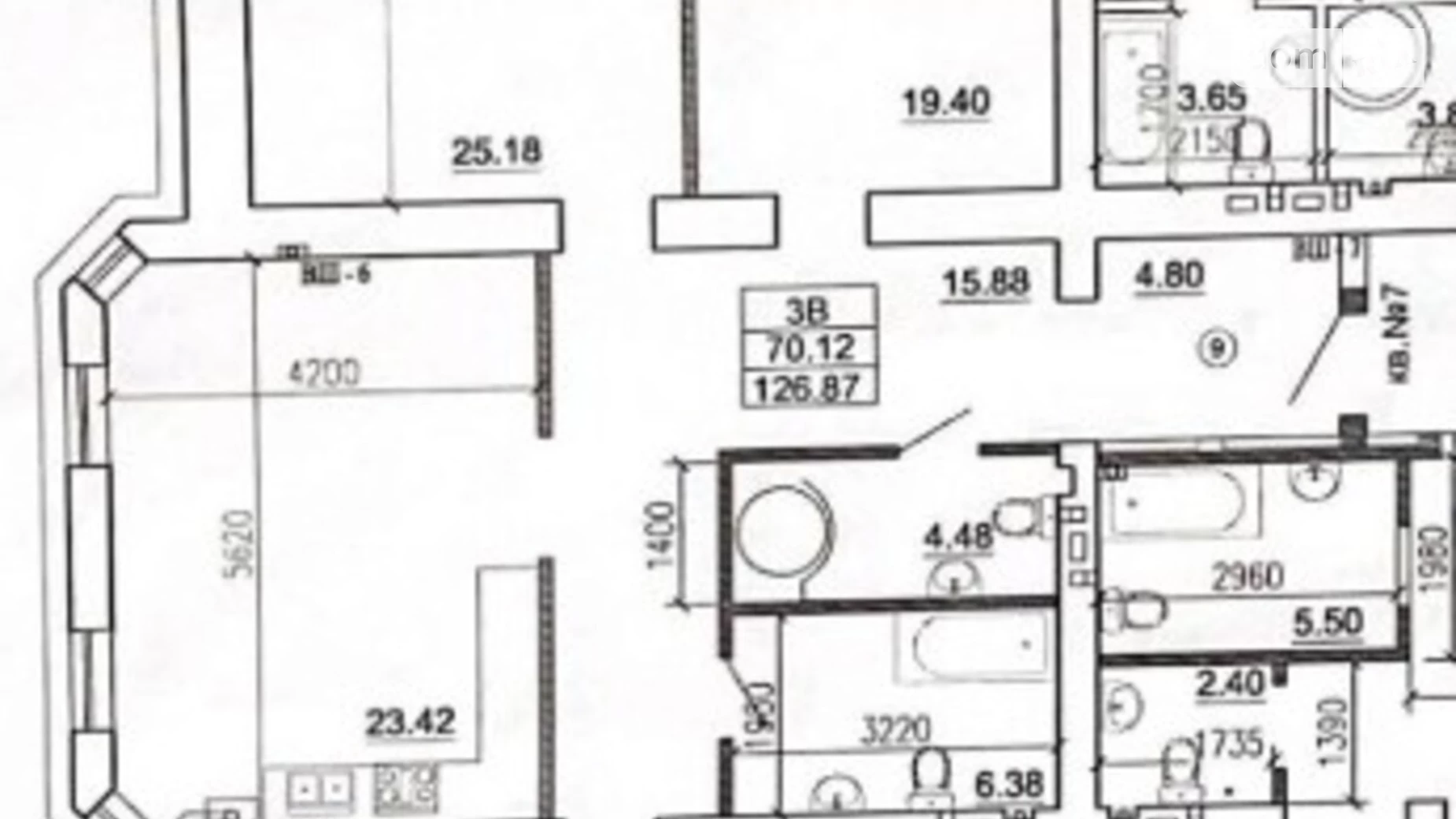 Продается 3-комнатная квартира 127 кв. м в Одессе, ул. Бориса Литвака - фото 4