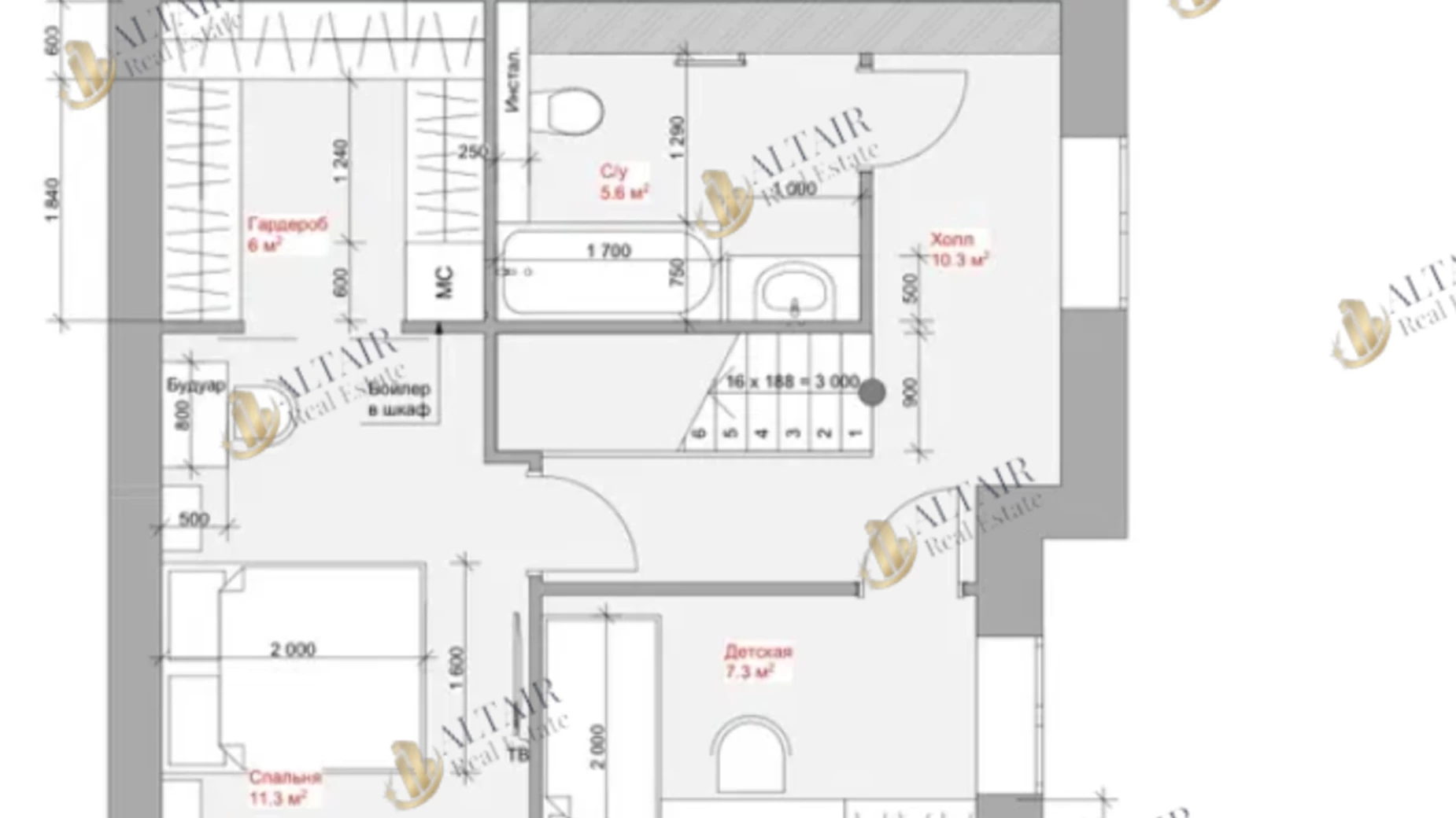 Продается 1-комнатная квартира 85 кв. м в Харькове, ул. Профессорская, 34