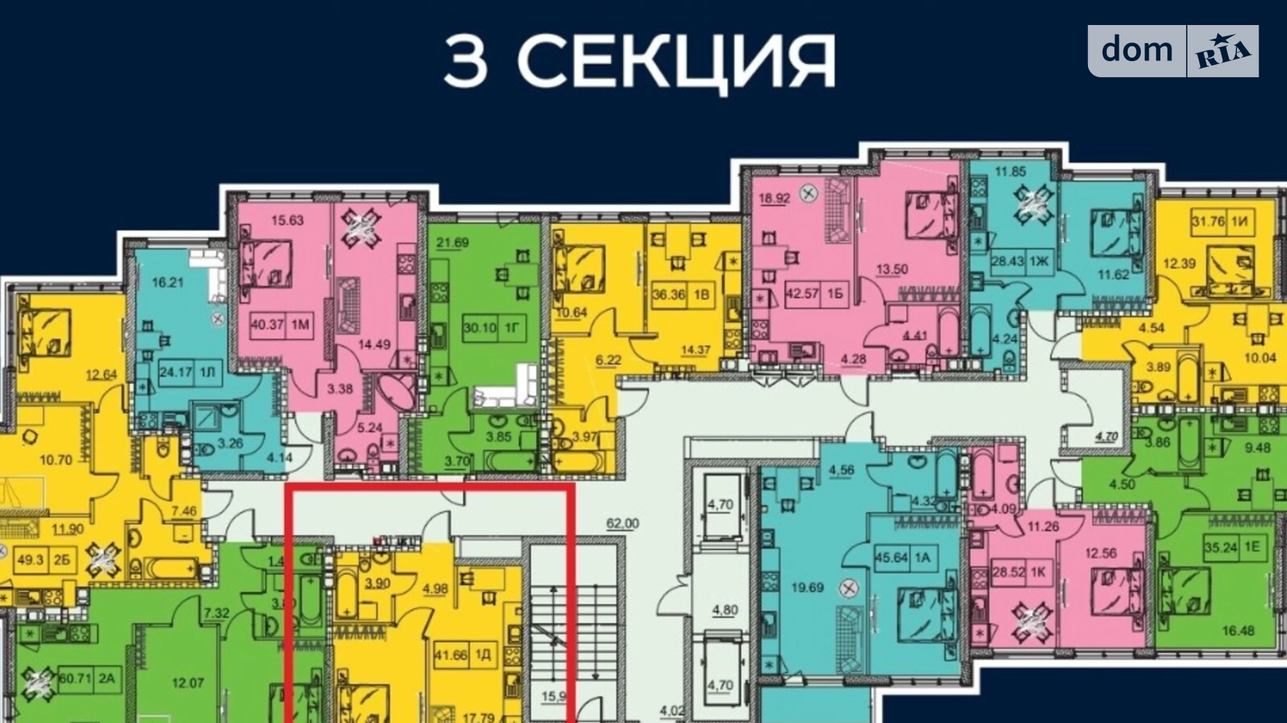 Продается 1-комнатная квартира 42 кв. м в Одессе, ул. Академика Филатова