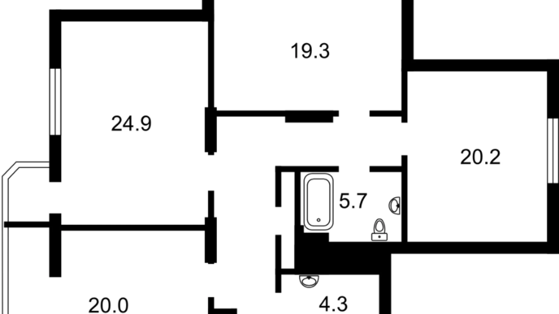 Продається 3-кімнатна квартира 123.4 кв. м у Києві, вул. Мокра(Кудряшова), 16