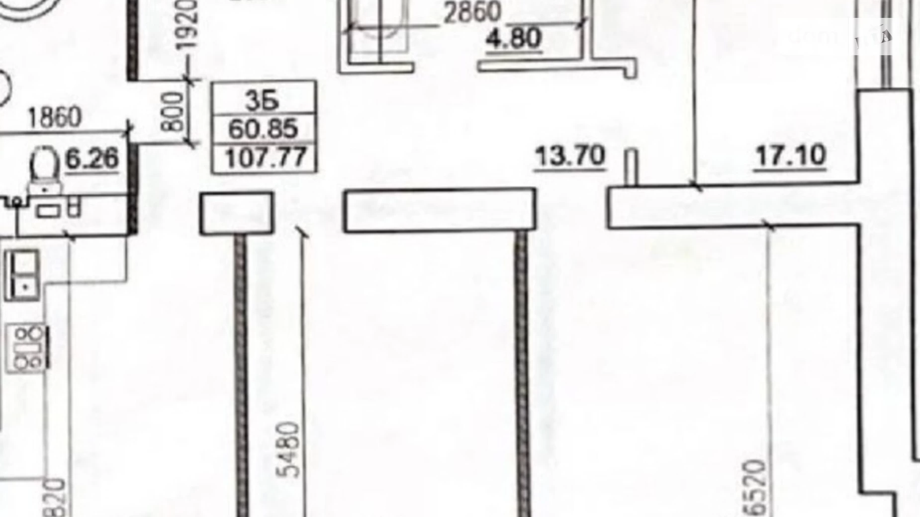 Продается 2-комнатная квартира 108 кв. м в Одессе, ул. Бориса Литвака