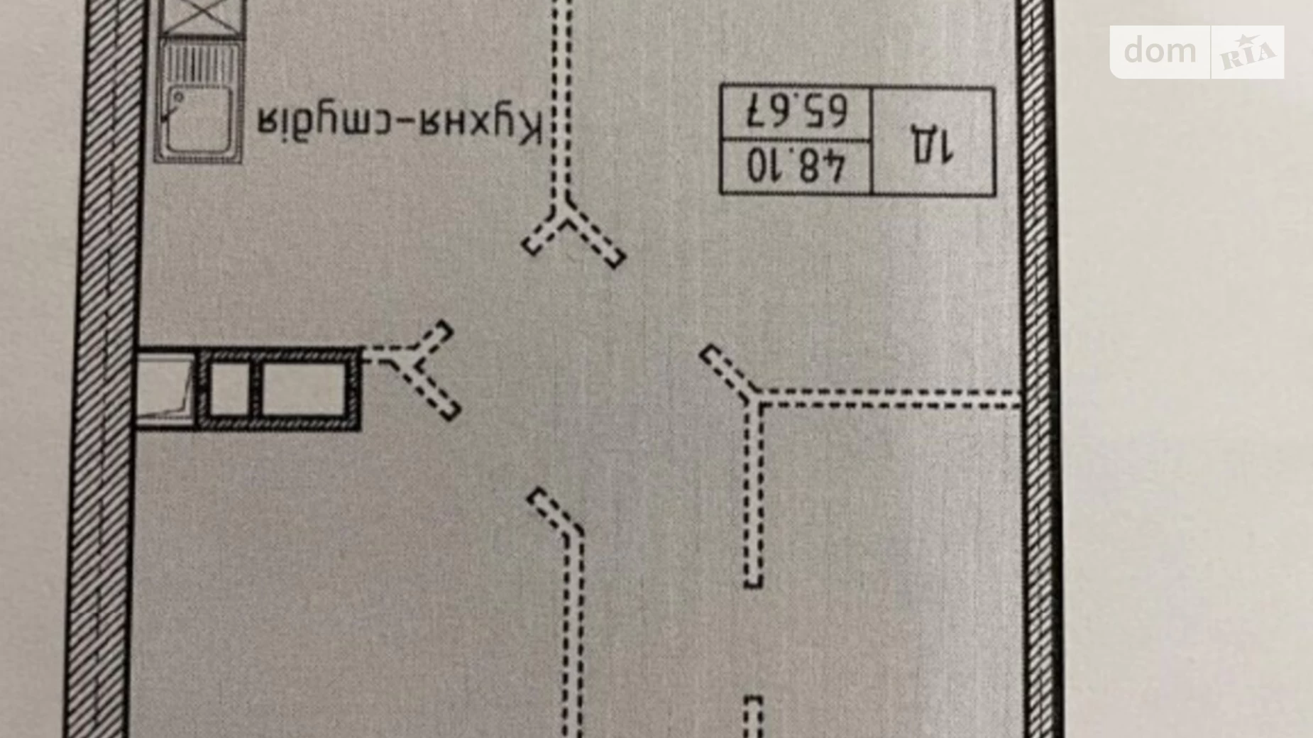 Продается 1-комнатная квартира 66.2 кв. м в Одессе, просп. Шевченко, 31