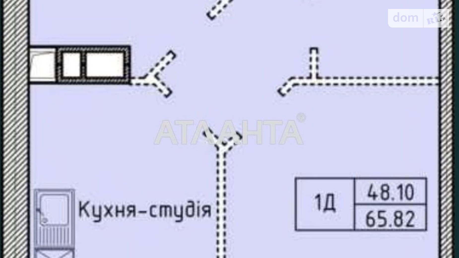 Продается 1-комнатная квартира 66 кв. м в Одессе, просп. Шевченко, 31/1