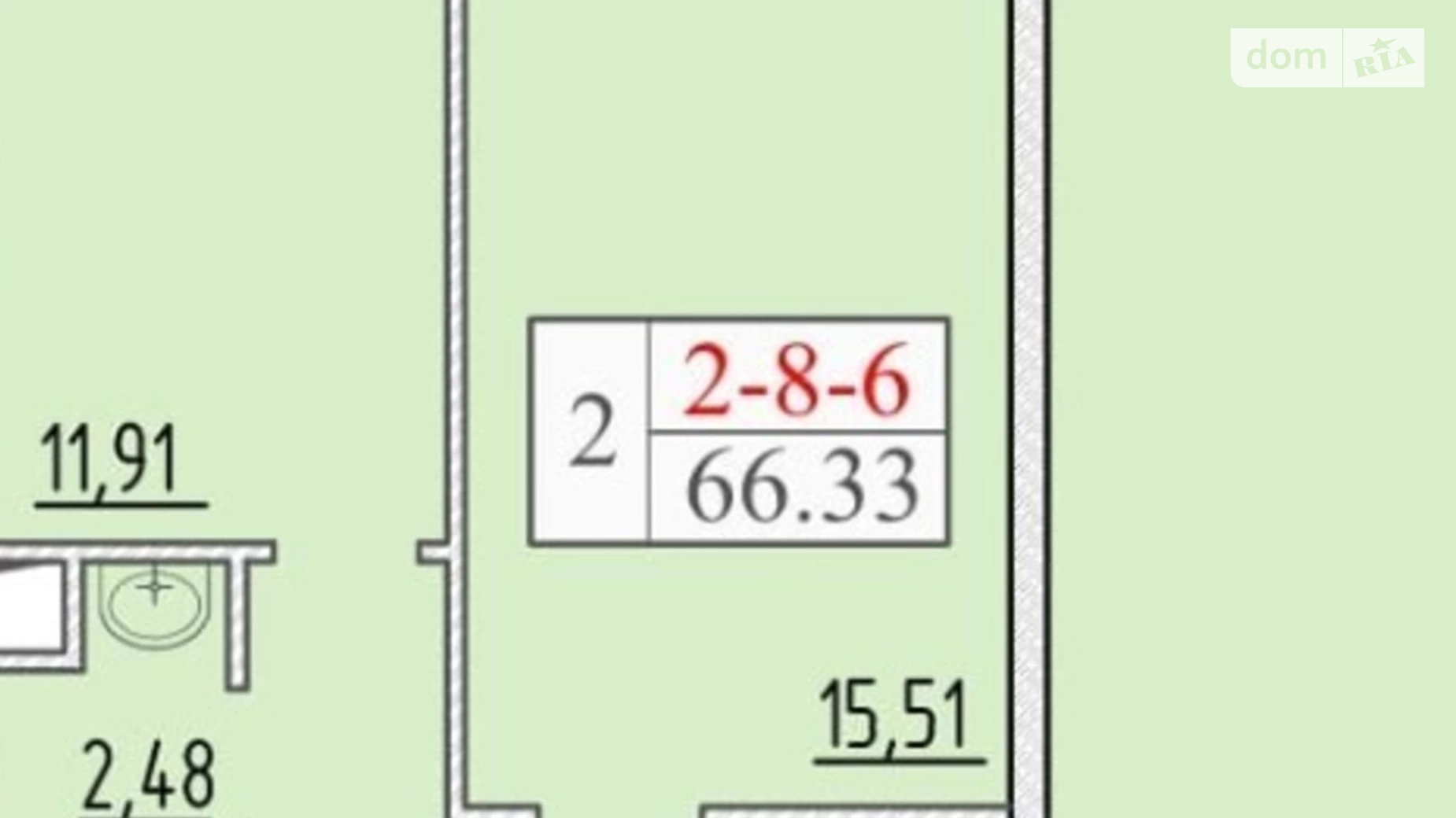 Продается 2-комнатная квартира 66 кв. м в Одессе, ул. Архитекторская - фото 5