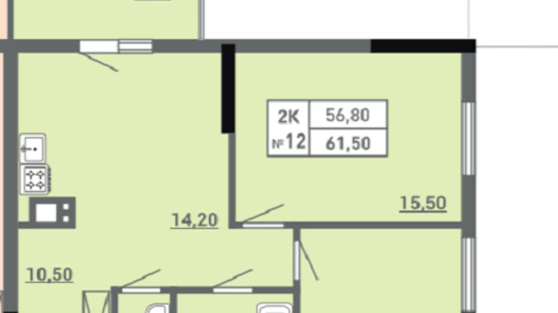 Продается 2-комнатная квартира 61.5 кв. м в Одессе, спуск Ковалевского, 5