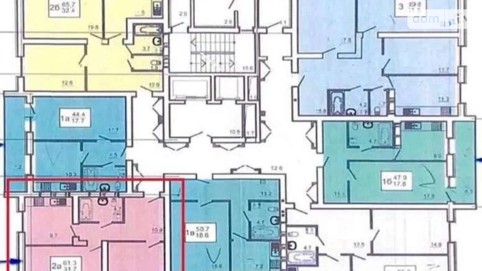 Продается 2-комнатная квартира 61 кв. м в Харькове, ул. Героев Труда, 1