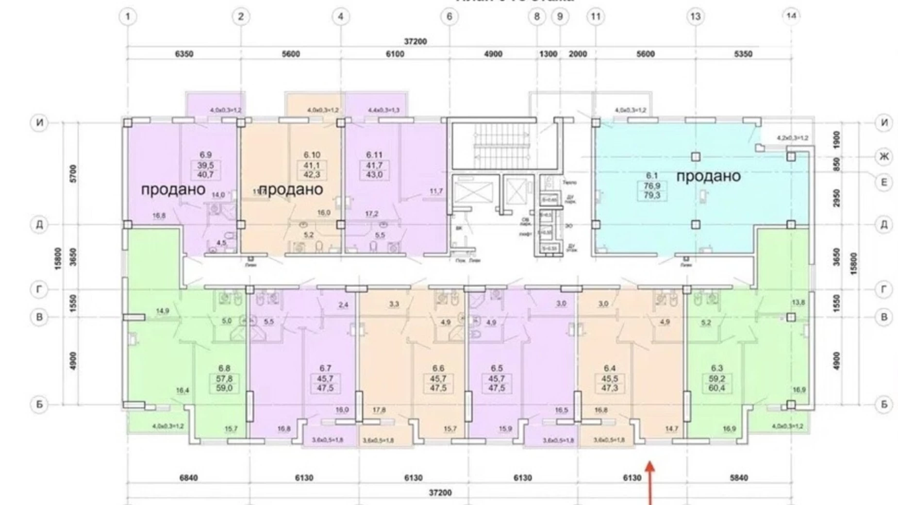 Продается 1-комнатная квартира 47 кв. м в Одессе, ул. Канатная, 72 - фото 4