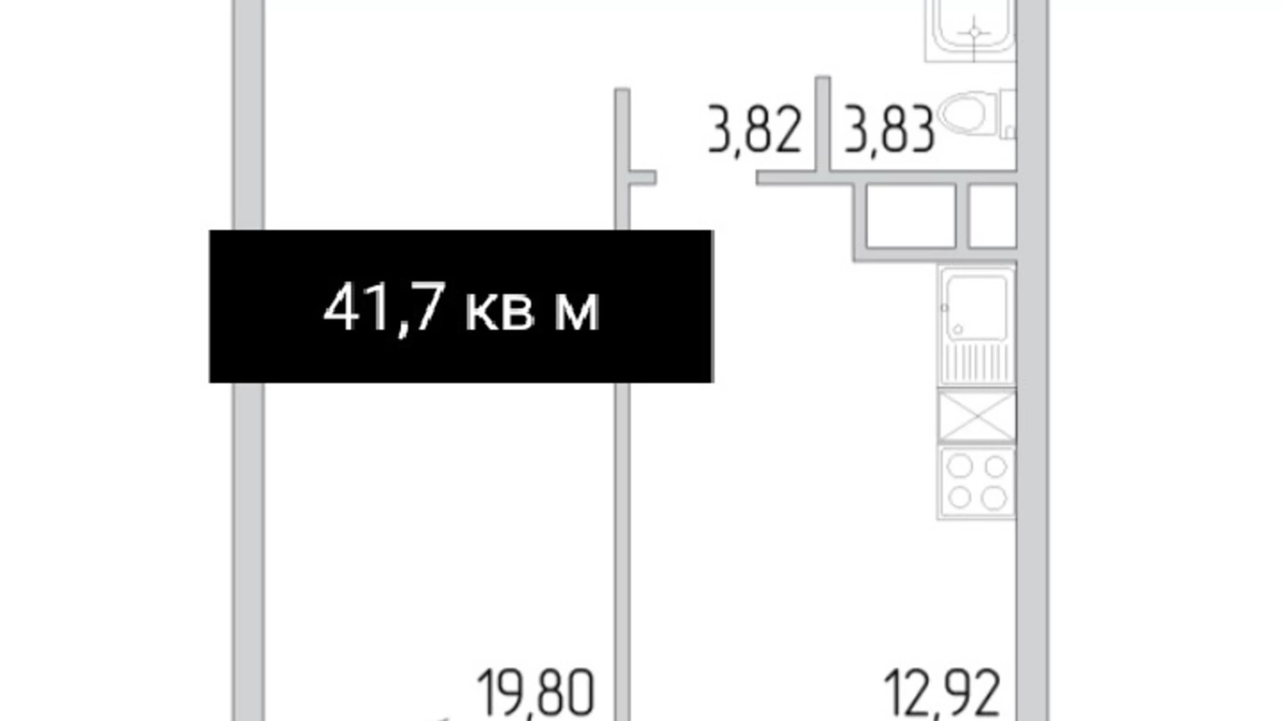 Продается 1-комнатная квартира 42 кв. м в Одессе, ул. Архитекторская