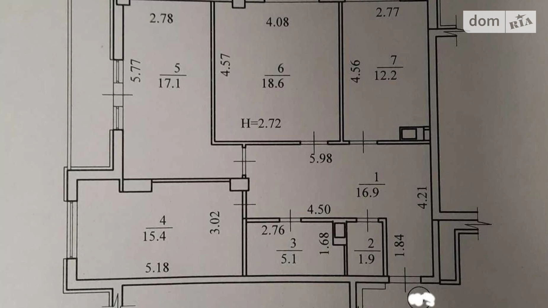 Продается 3-комнатная квартира 92 кв. м в Харькове, ул. Академика Павлова, 158