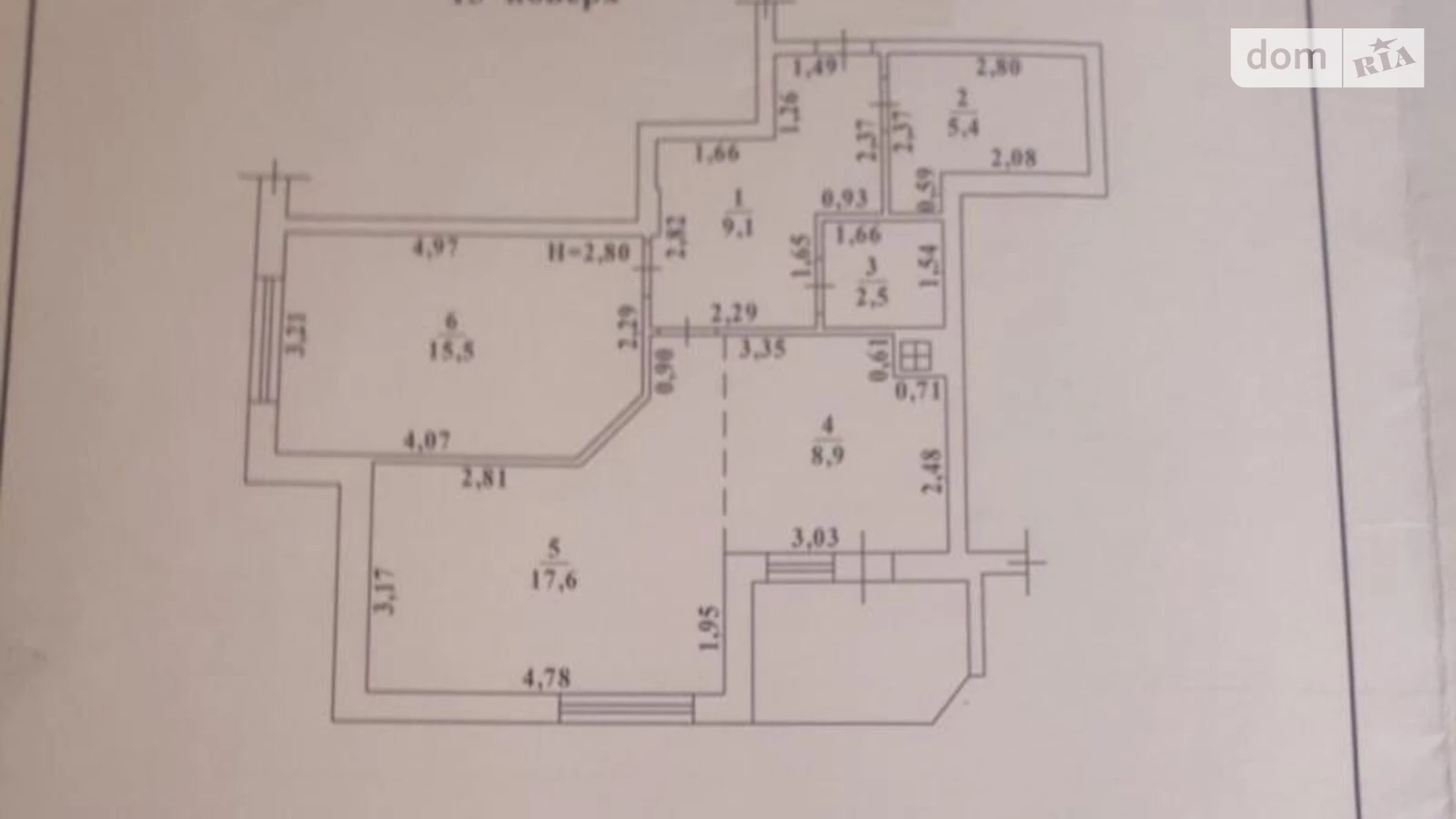 Продається 2-кімнатна квартира 62 кв. м у Одесі, мас. Радужний