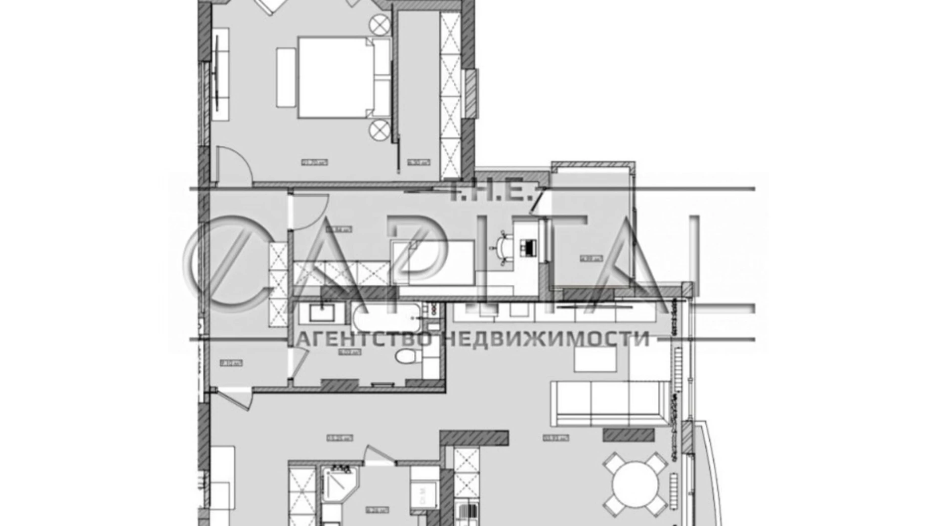 Продається 3-кімнатна квартира 120 кв. м у Києві, Тютюнника