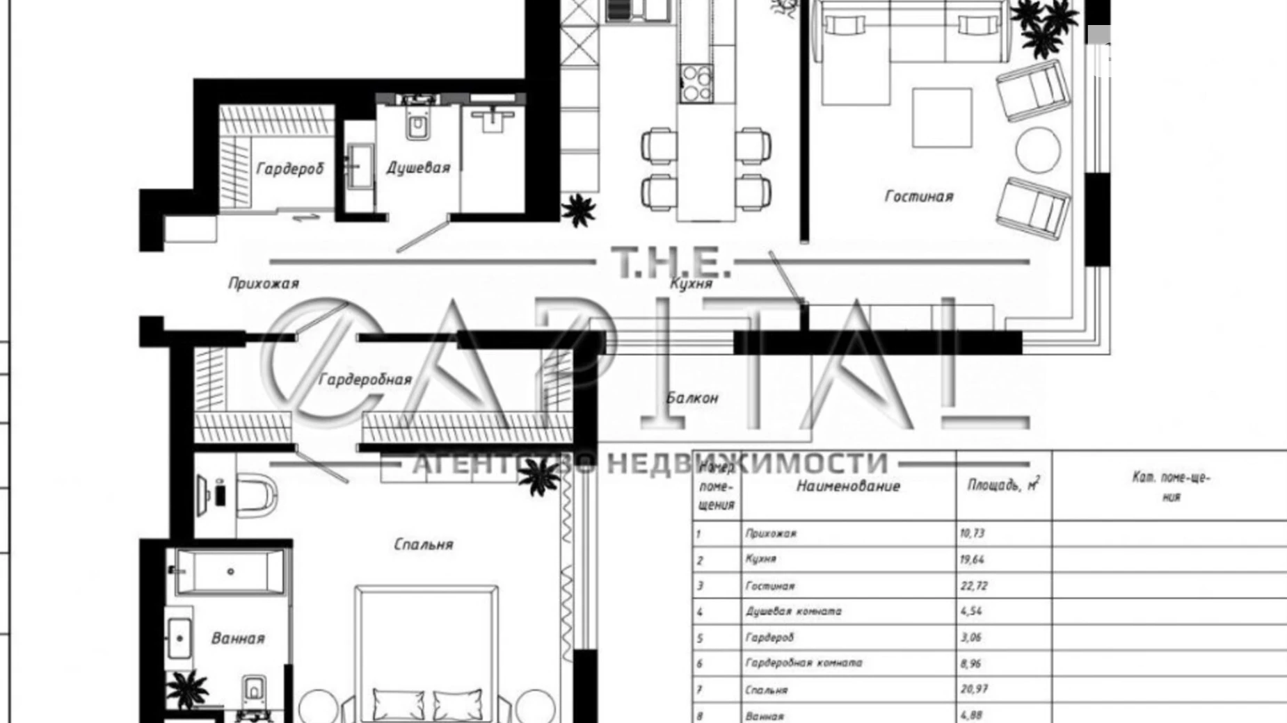 Продается 2-комнатная квартира 101 кв. м в Киеве, ул. Предславинская, 42А - фото 4