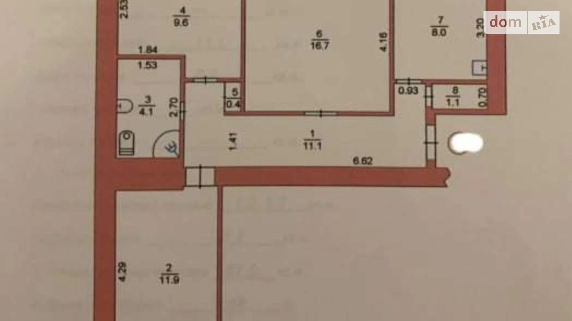 Продается 3-комнатная квартира 67 кв. м в Черноморске, просп. Мира(Ленина ул.), +