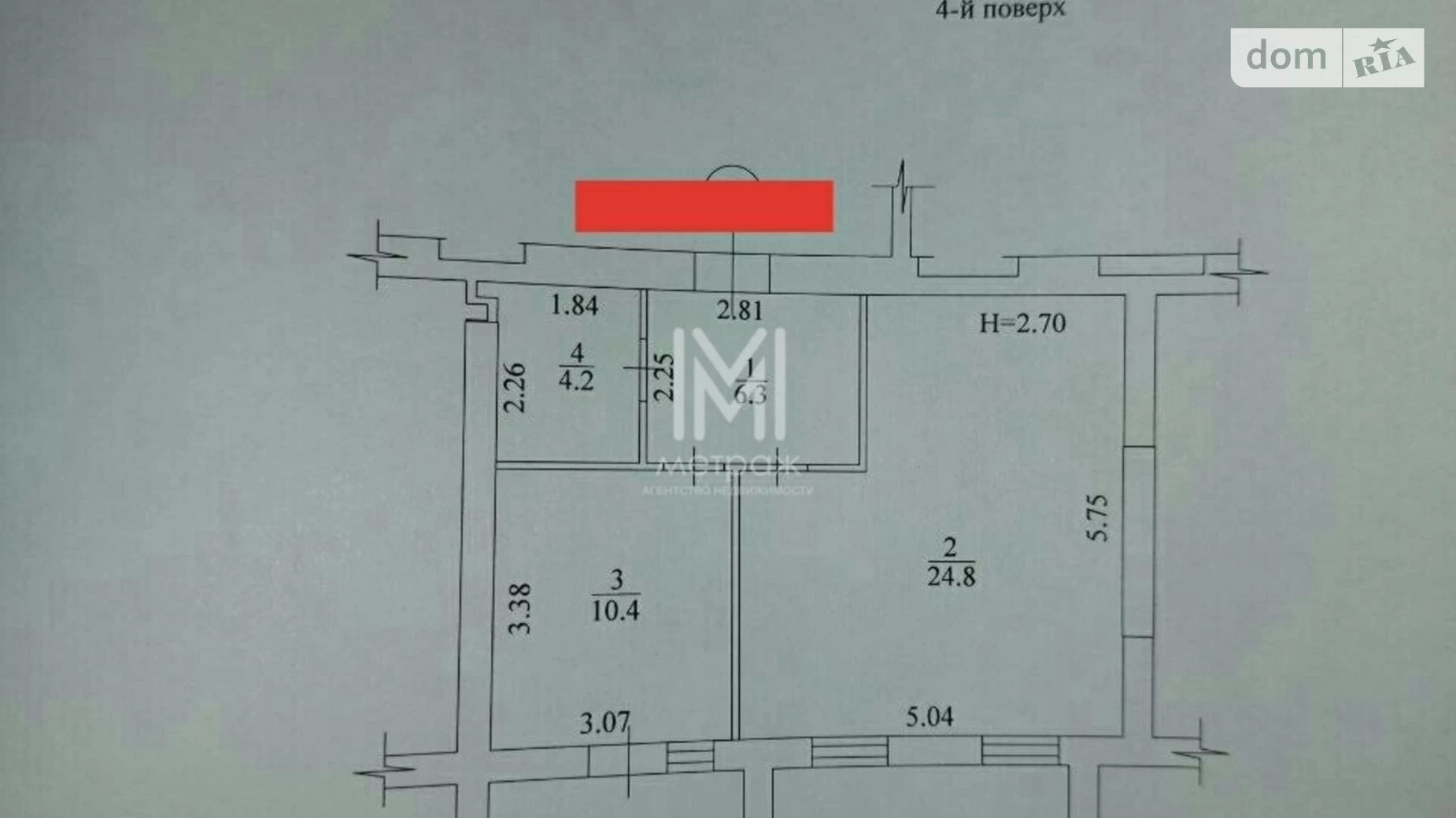 Продается 2-комнатная квартира 48 кв. м в Харькове, просп. Льва Ландау, 52Ж