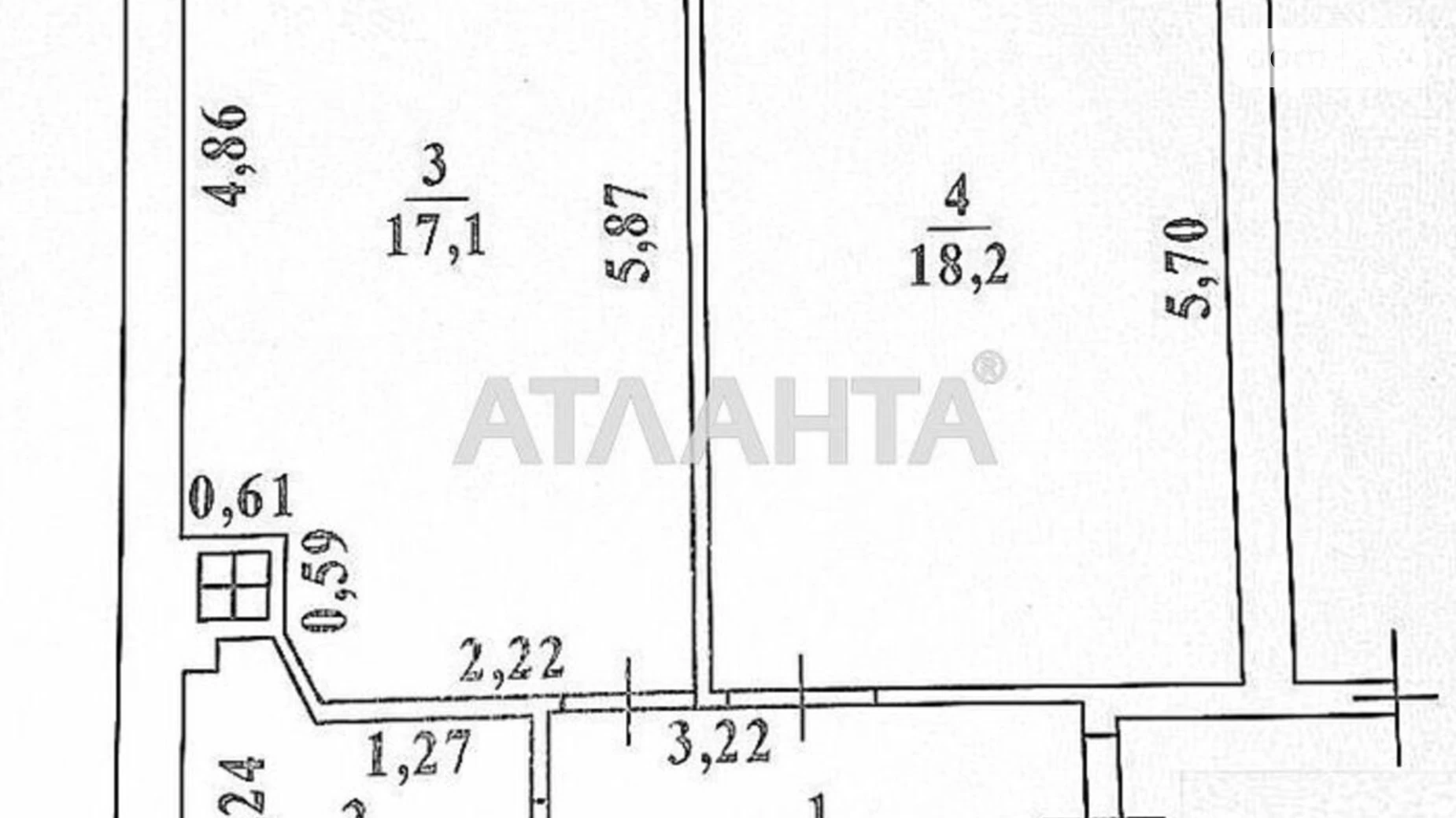 Продается 1-комнатная квартира 45 кв. м в Одессе, мас. Радужный, 16/2