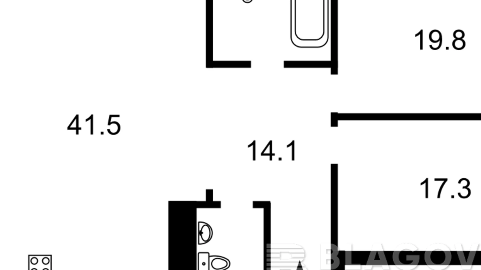 Продается 2-комнатная квартира 104 кв. м в Киеве, ул. Академика Филатова, 2/1 - фото 2