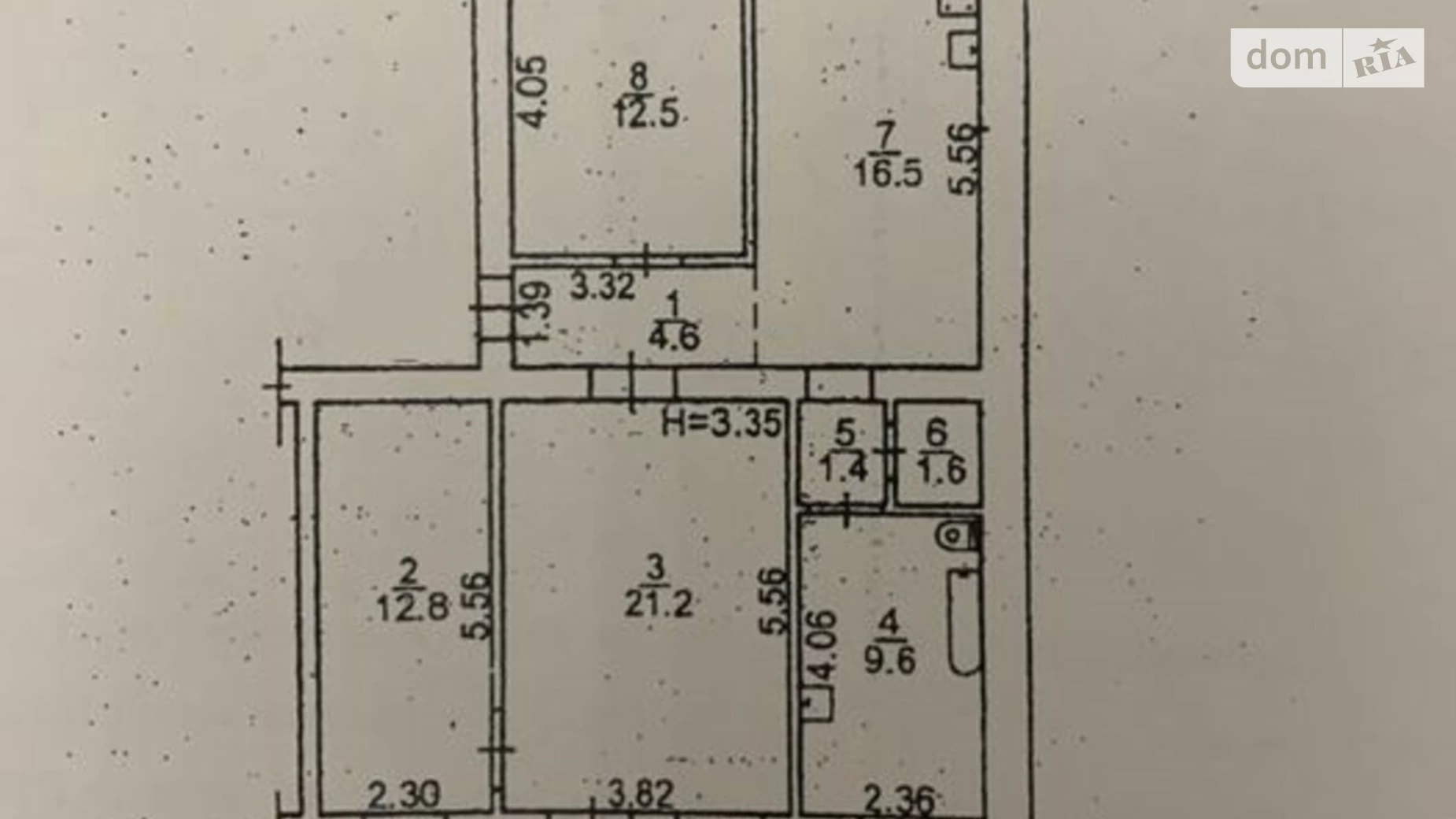 Продается 3-комнатная квартира 81 кв. м в Одессе, ул. Богдана Хмельницкого