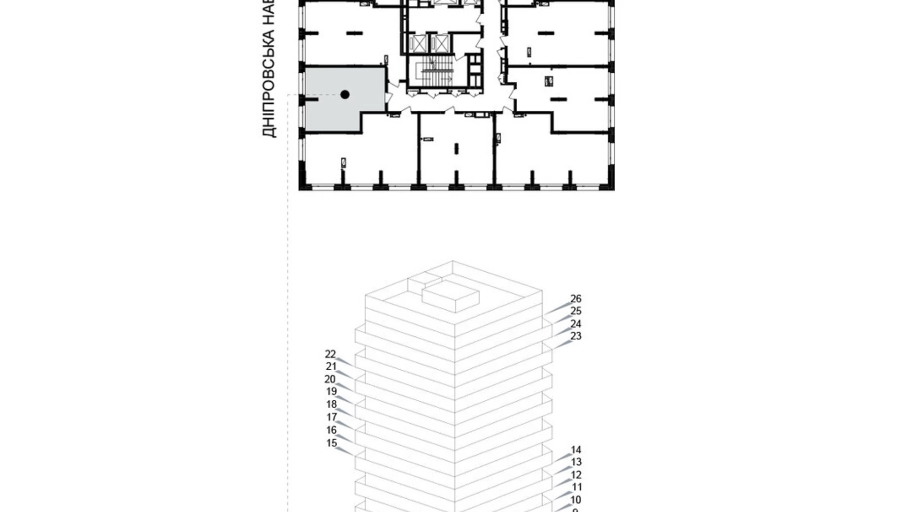 Продается 1-комнатная квартира 38.7 кв. м в Киеве, ул. Березняковская, 29