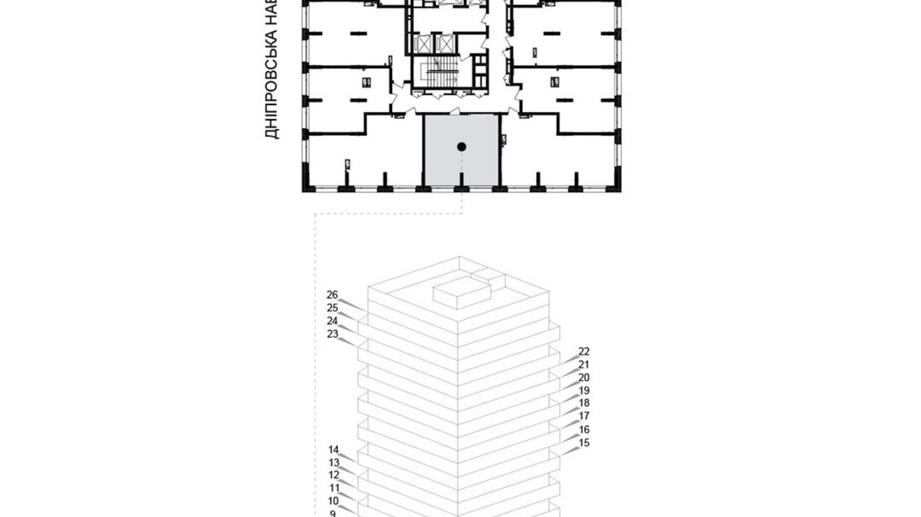 Продается 1-комнатная квартира 42.7 кв. м в Киеве, ул. Березняковская, 29 - фото 3