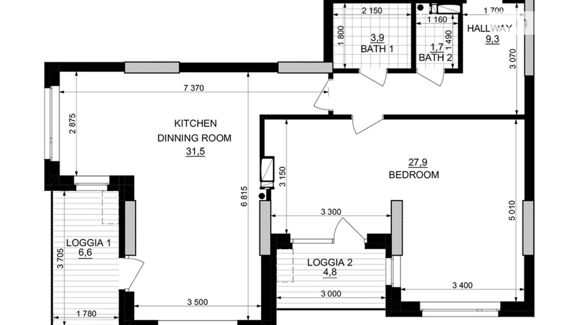 Продается 1-комнатная квартира 80 кв. м в Киеве, ул. Березняковская, 29