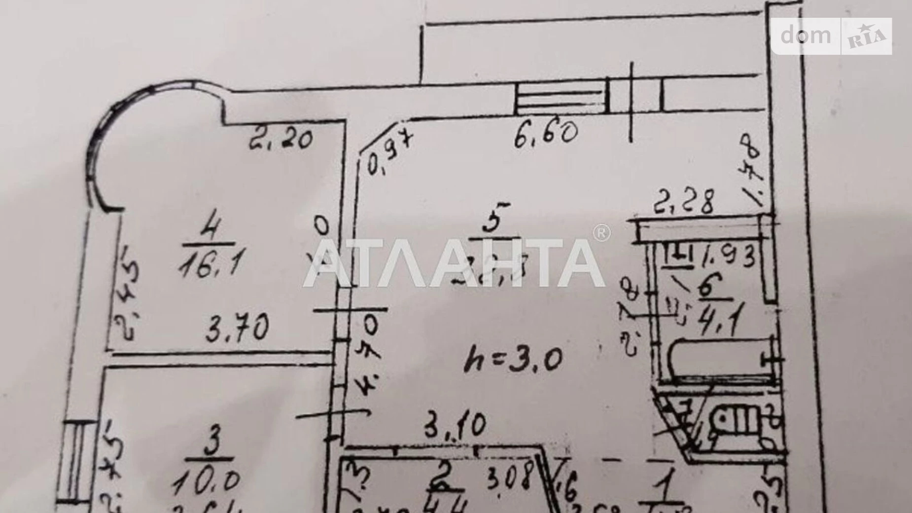 Продается 3-комнатная квартира 76 кв. м в Одессе, ул. Балковская