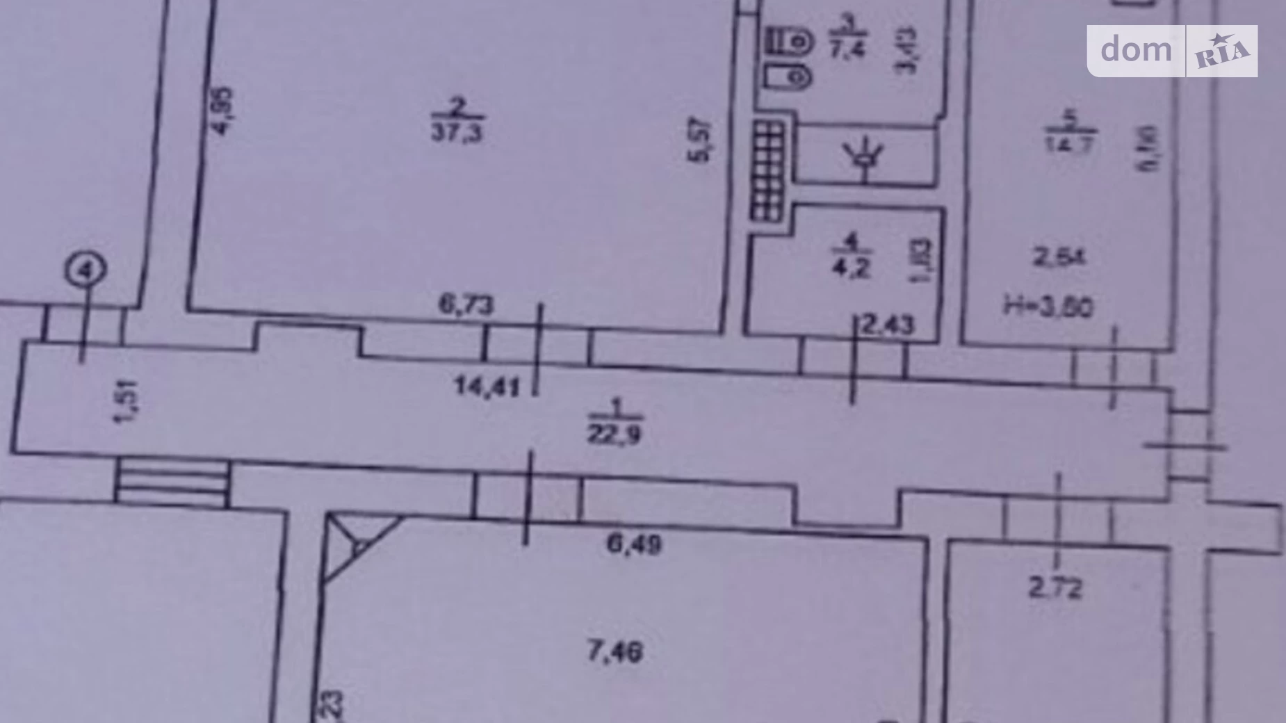 Продається 3-кімнатна квартира 140 кв. м у Одесі, пров. Щіпний