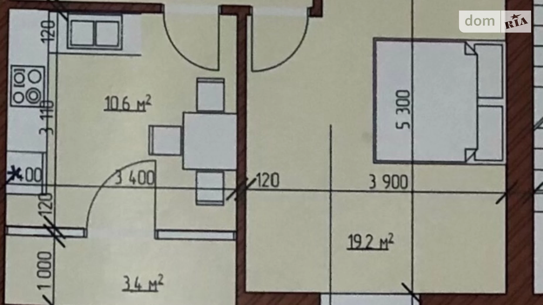 Продается 1-комнатная квартира 43 кв. м в Виннице - фото 4