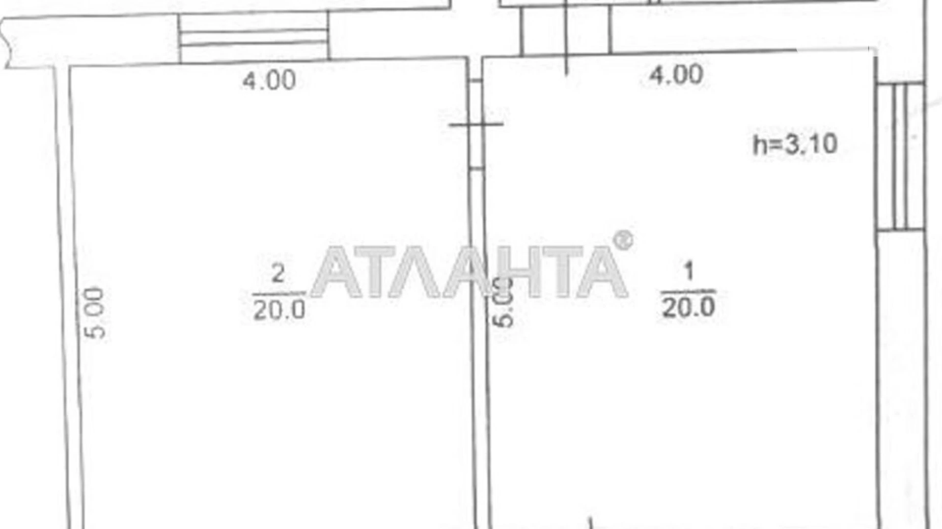 Продается 2-комнатная квартира 51.7 кв. м в Одессе, ул. Путевая