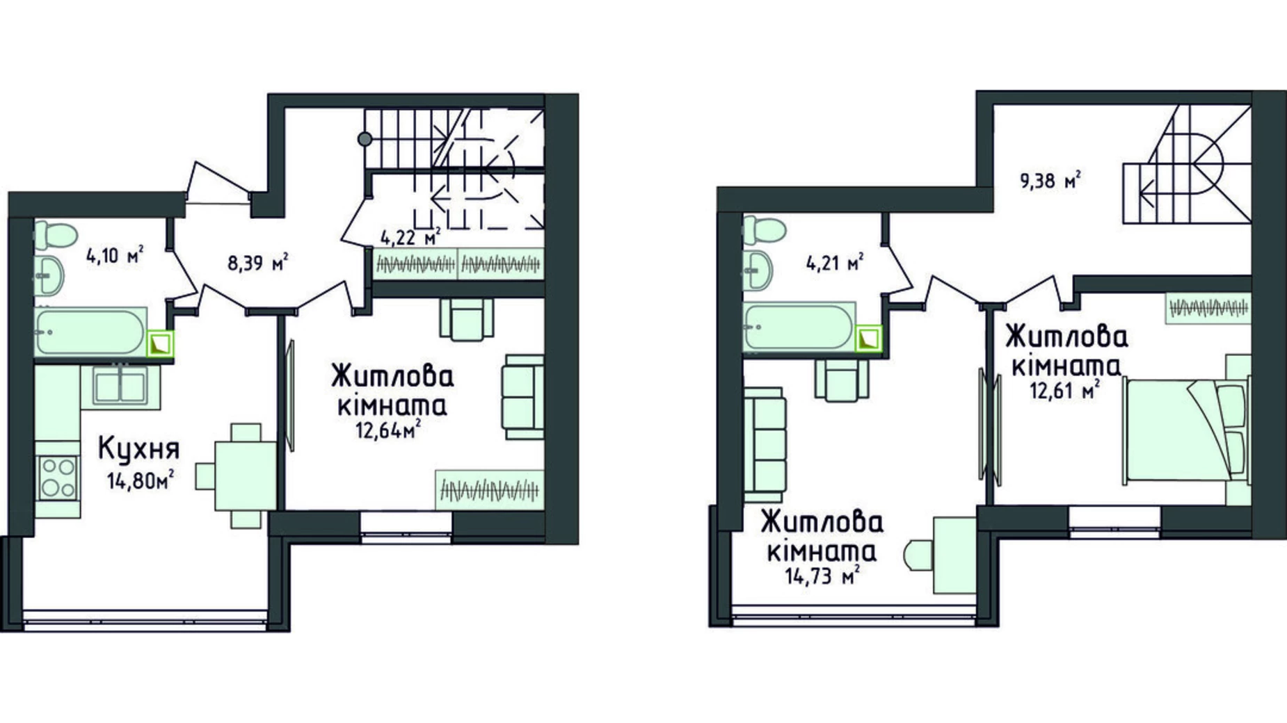 Продается 3-комнатная квартира 95.84 кв. м в Киево-Святошинске, ул. Стретенская, 33