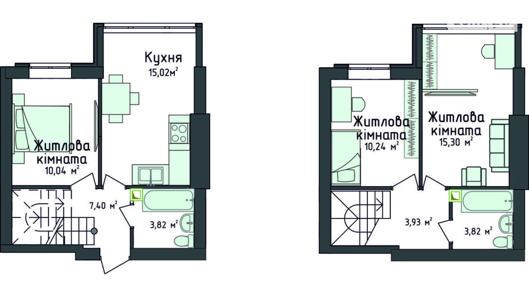 Продается 3-комнатная квартира 69.12 кв. м в Киево-Святошинске, ул. Стретенская, 33