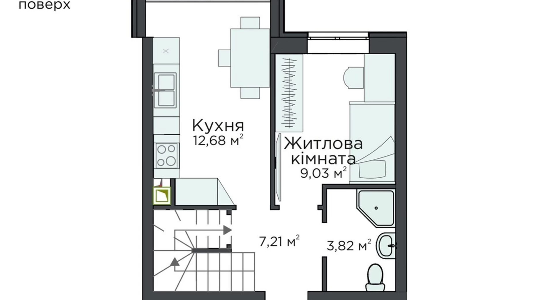 Продается 3-комнатная квартира 66.34 кв. м в Киево-Святошинске, ул. Стретенская, 33