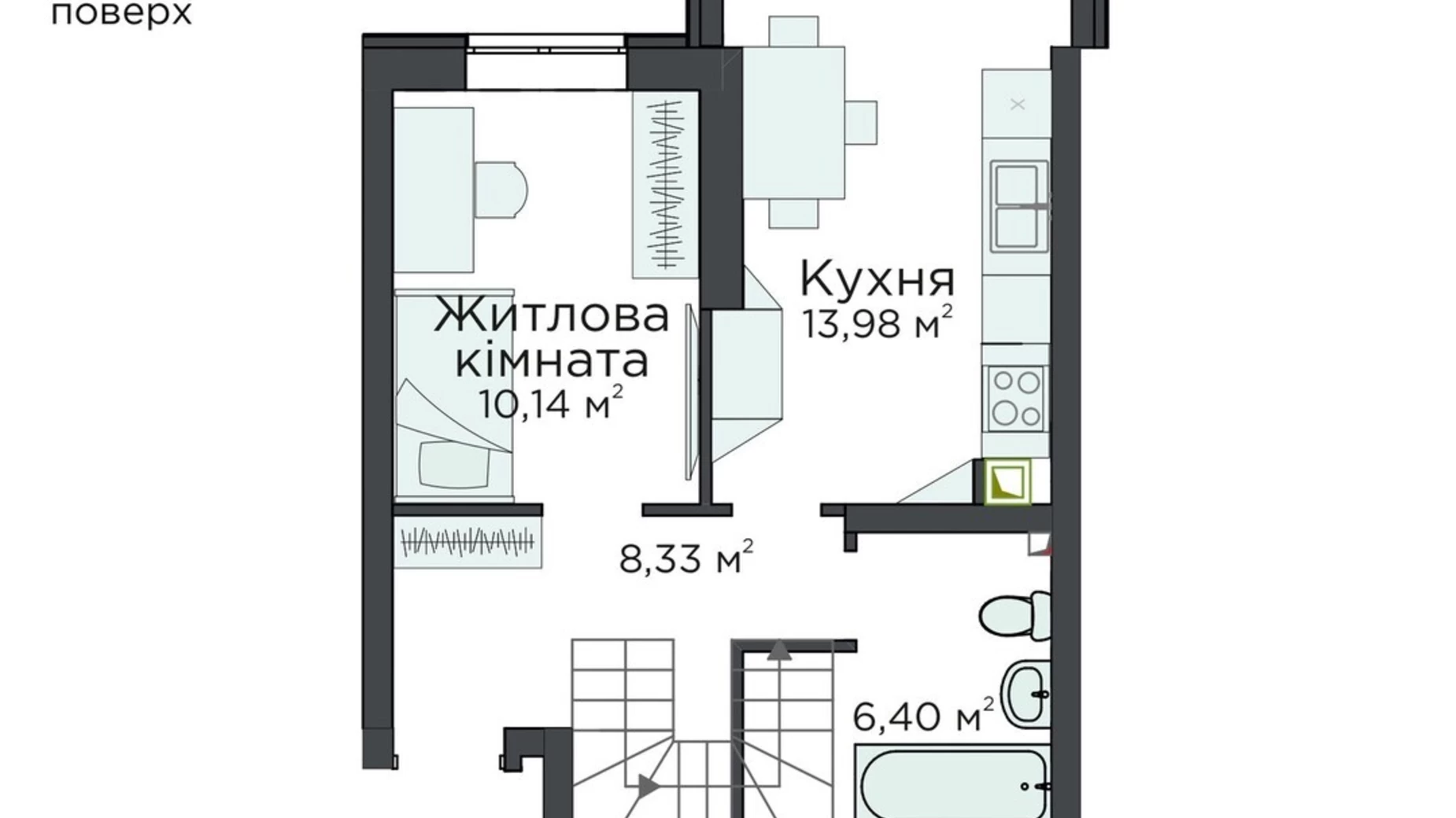 Продается 3-комнатная квартира 76.38 кв. м в Киево-Святошинске, ул. Стретенская, 33