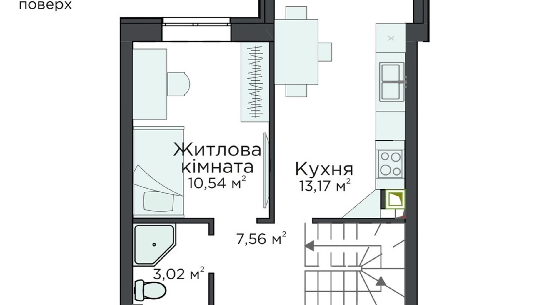 Продается 2-комнатная квартира 70.52 кв. м в Киево-Святошинске, ул. Стретенская, 33