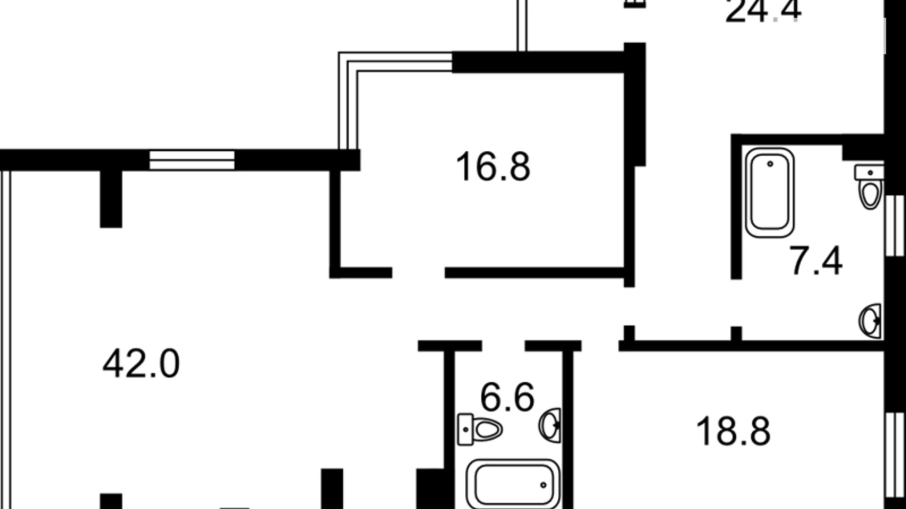 Продається 3-кімнатна квартира 132 кв. м у Києві, вул. Осокорська, 2А - фото 3