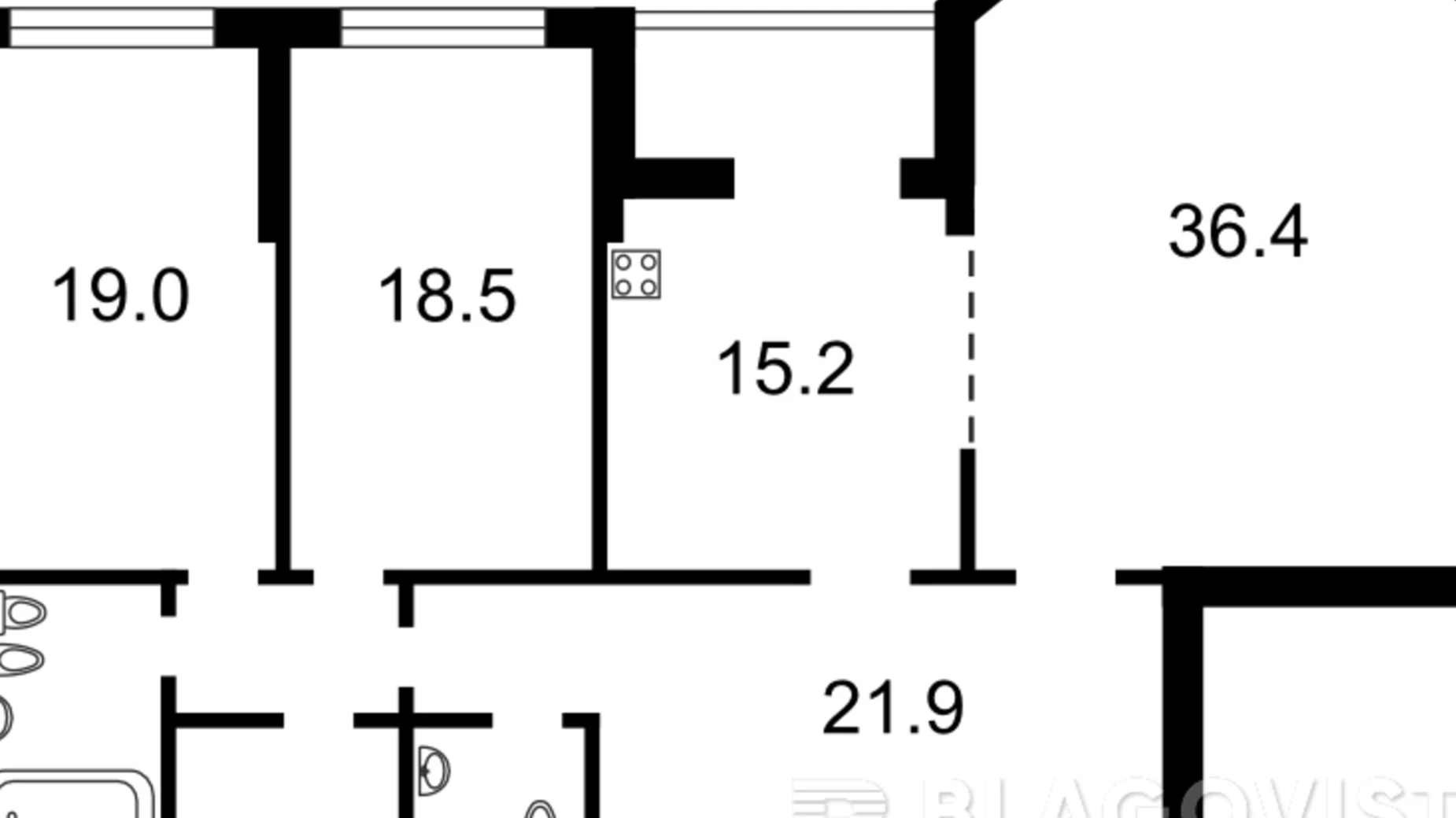 Продается 3-комнатная квартира 131 кв. м в Киеве, ул. Василия Тютюнника, 5В